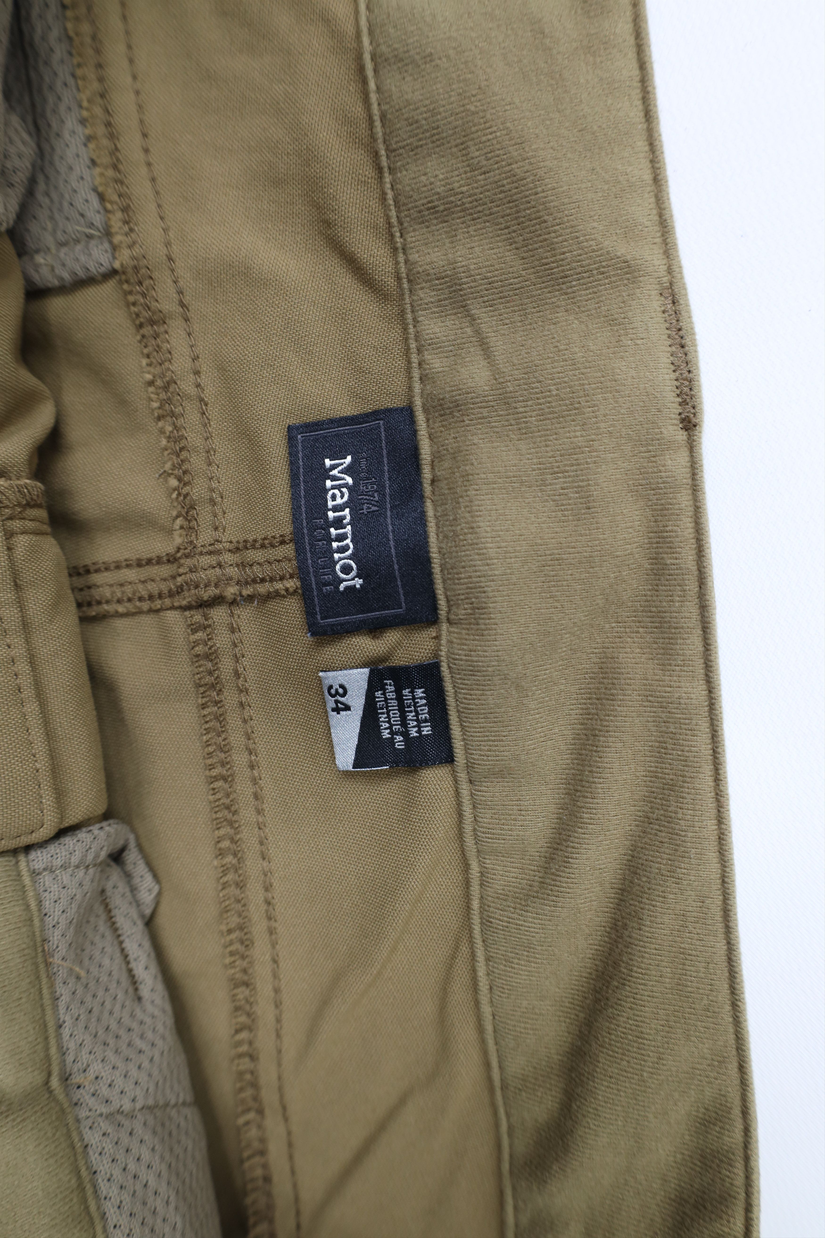 Marmot × Vintage Marmot Straight Leg Outdoor Hiking Trail Pants Brown Size US 34 / EU 50 - 6 Thumbnail