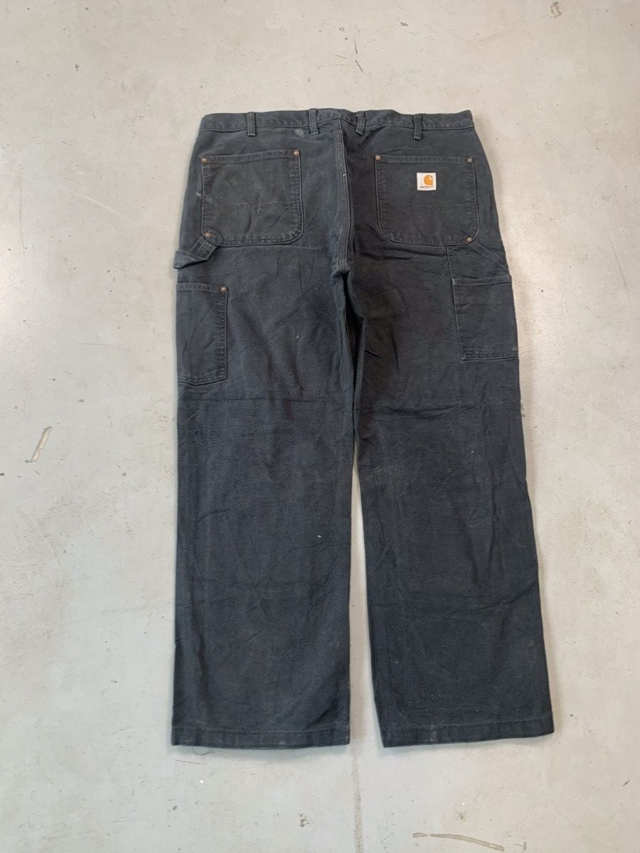 Carhartt Vintage Carhartt b01 BLK double knee denim Size US 38 / EU 54 - 2 Thumbnail