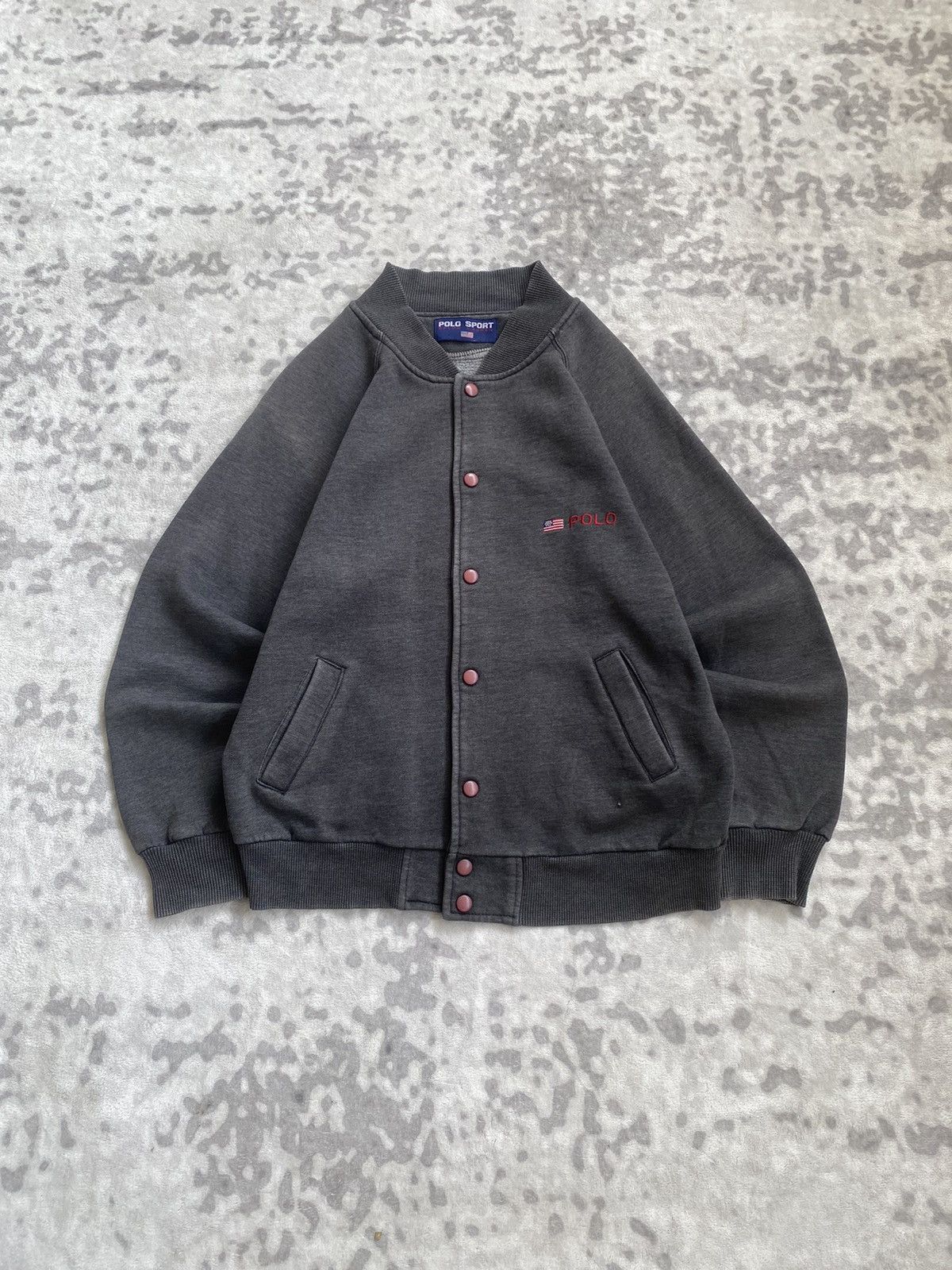 Polo Ralph Lauren 1980s POLO SPORT RALPH LAUREN VARSITY USA Size US M / EU 48-50 / 2 - 2 Thumbnail