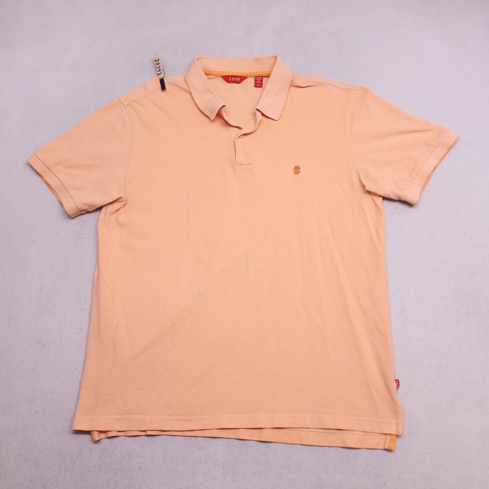 Izod IZOD Pullover Polo Shirt Adult Mens Size Large L Orange Size US L / EU 52-54 / 3 - 2 Thumbnail