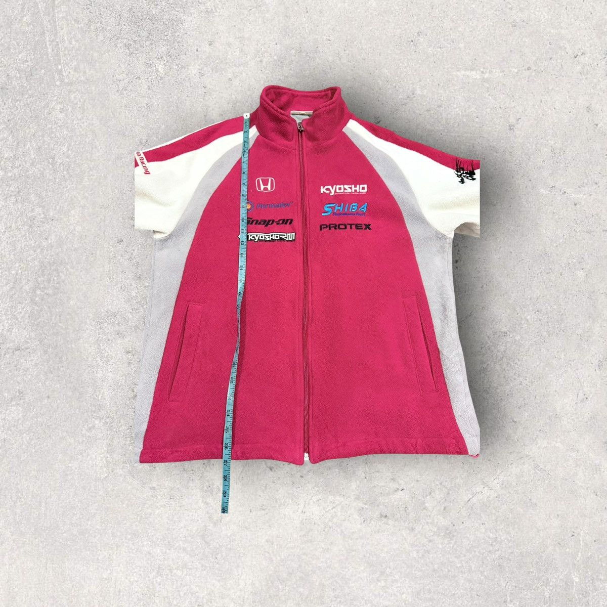 Honda Vtg🔥90’s Honda Racing Fleece Zipper Jacket Size US M / EU 48-50 / 2 - 17 Thumbnail