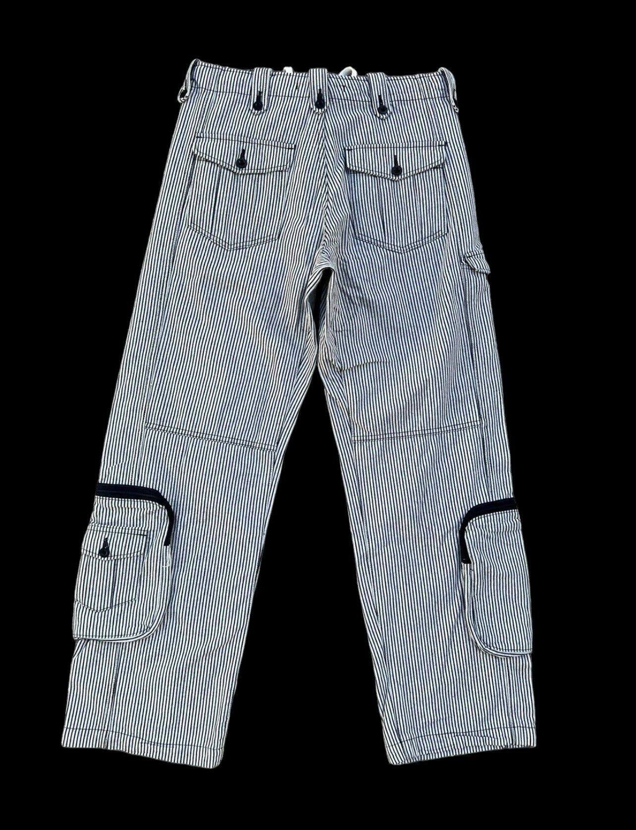 Vintage Slap Shot Japan Stripe Tactical Parachute Cargo Trouser Pant Size US 31 - 2 Thumbnail