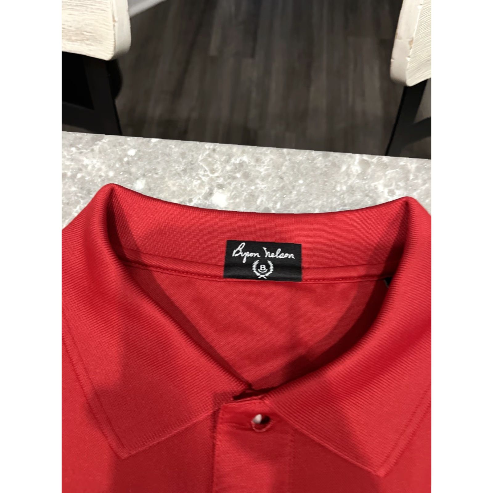 Vintage Byron Nelson Polo Shirt Mens 2XL Red Cardinal Logo Golf DriWay Breathable Lightweight Moisture Wicking Short Sleeve Collared Polo 60s mindset? Size US XXL / EU 58 / 5 - 4 Thumbnail