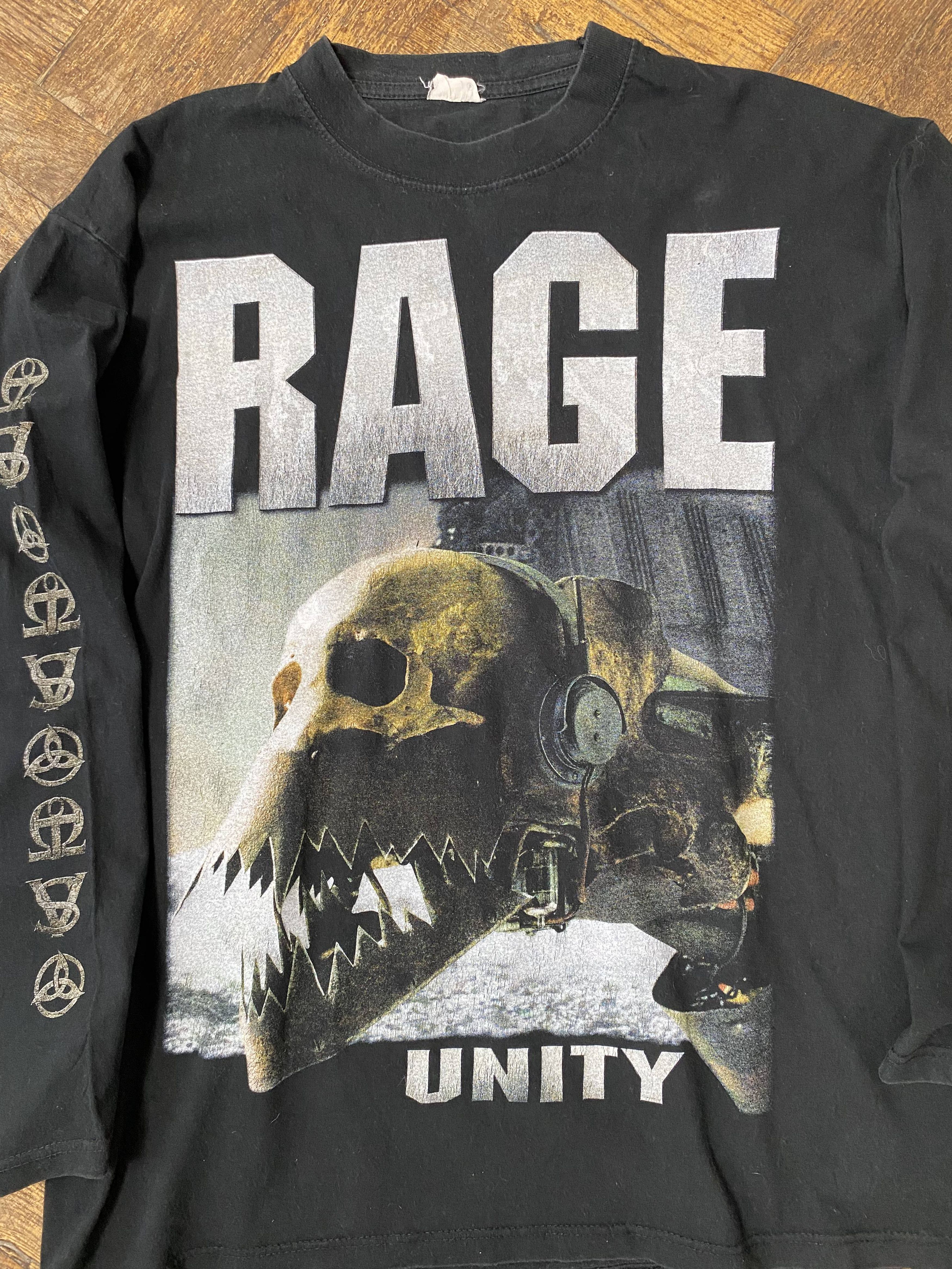 Band Tees Rage "Unity" 2002 Rare Band Long Sleeve Size US XL / EU 56 / 4 - 2 Thumbnail