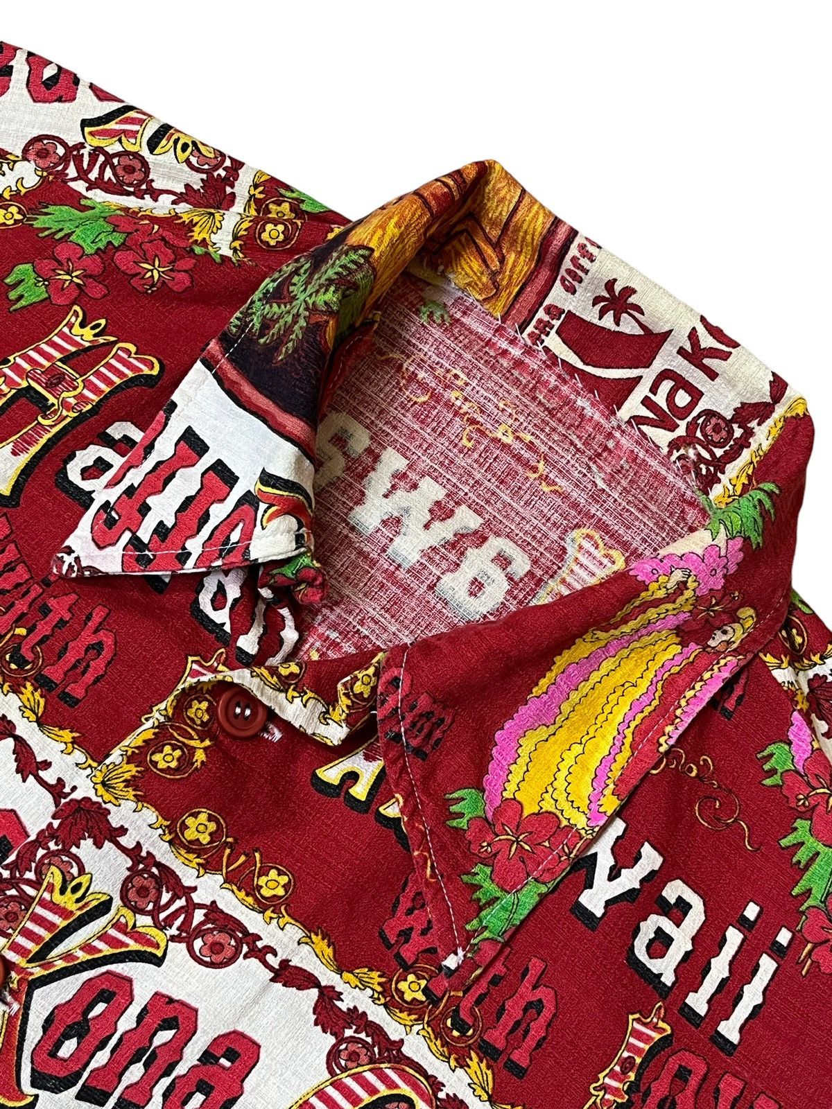 Vintage VTG HAWAII MAUNA KEA CONA COFFEE BARKCLOTH BUTTON UPS SHIRT Size US L / EU 52-54 / 3 - 4 Thumbnail
