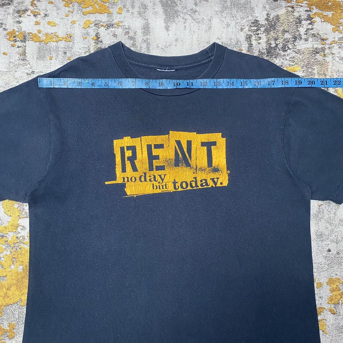 Vintage 💥Distressed💥Vintage Rent No Day But Today Musical Drama Tee Size US M / EU 48-50 / 2 - 14 Thumbnail