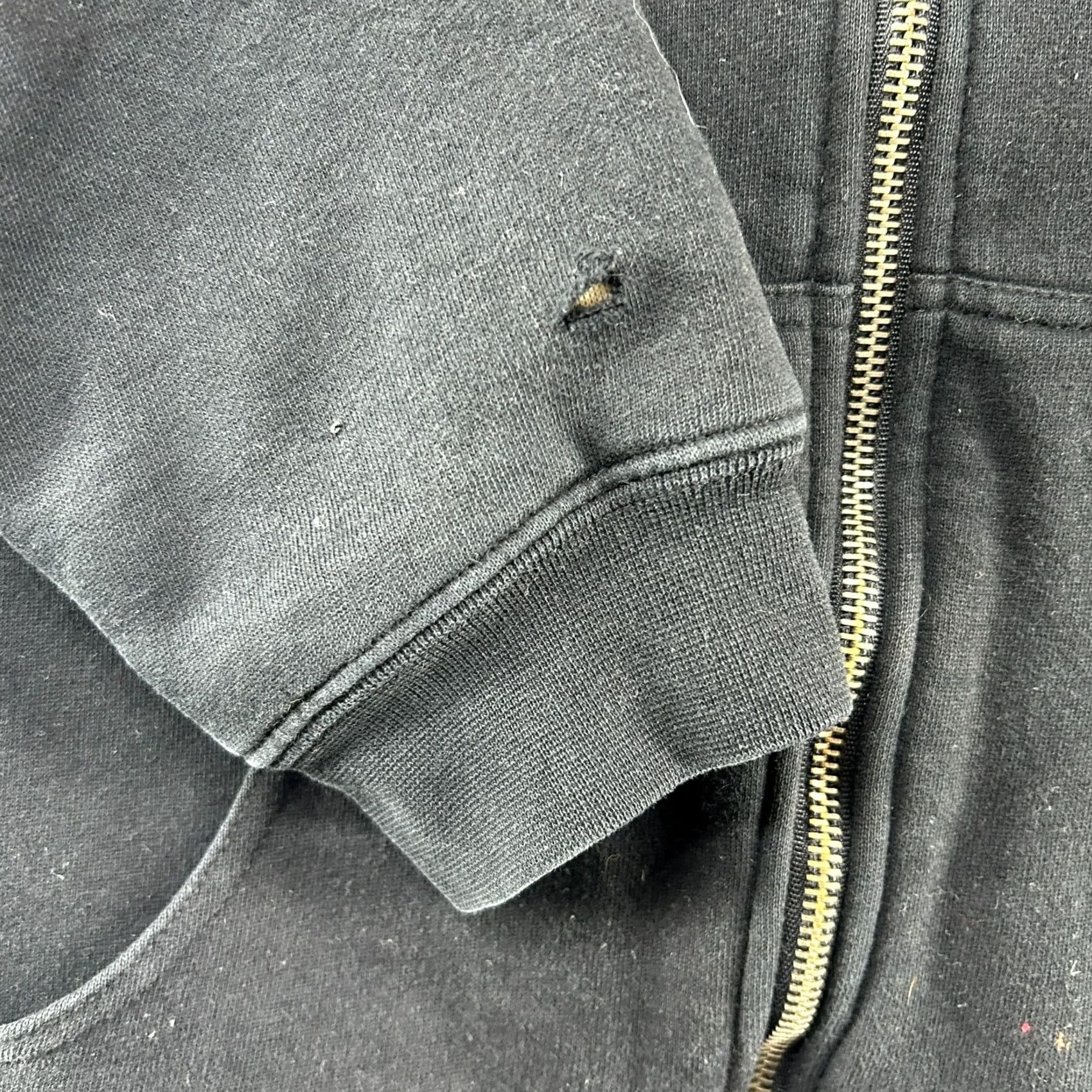 Quiksilver VINTAGE Quicksilver Hoodie Mens L Black Full Zip Sherpa Lined Park City Utah Y2K Size US L / EU 52-54 / 3 - 5 Thumbnail
