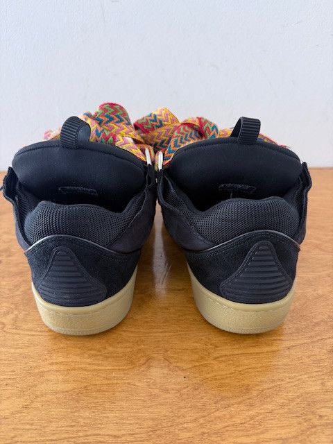 Lanvin Lanvin Curb Sneakers - Black Multicolor Laces, Size 40 Size US 7 / EU 40 - 8 Thumbnail