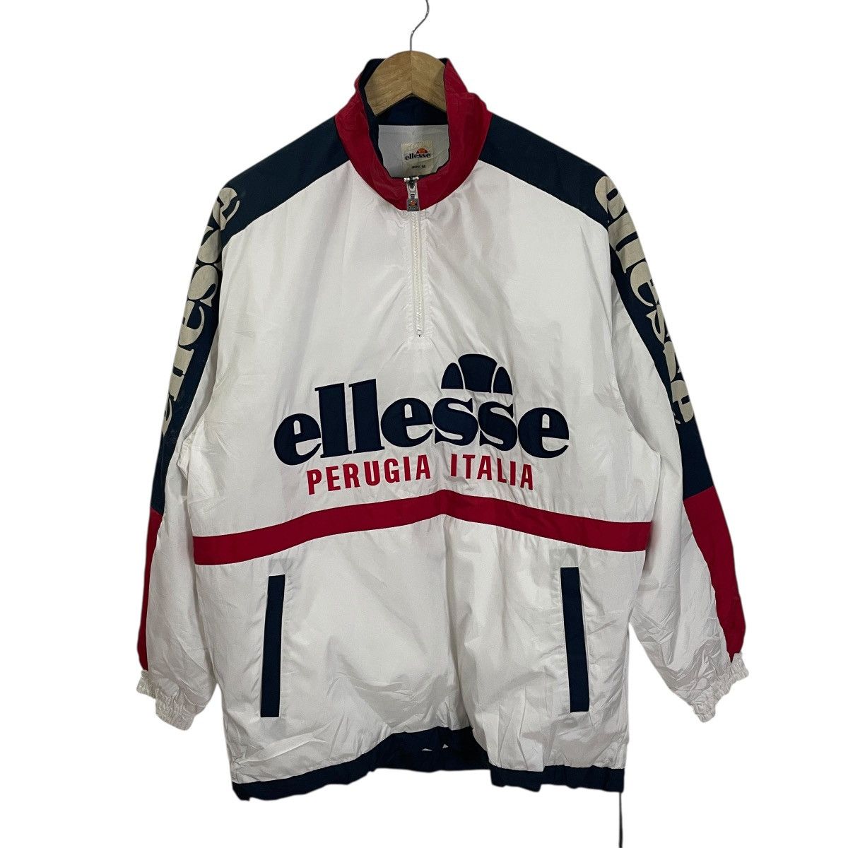 Ellesse Vintage Ellesse Half Zipper Jacket Size US XL / EU 56 / 4 - 1 Thumbnail