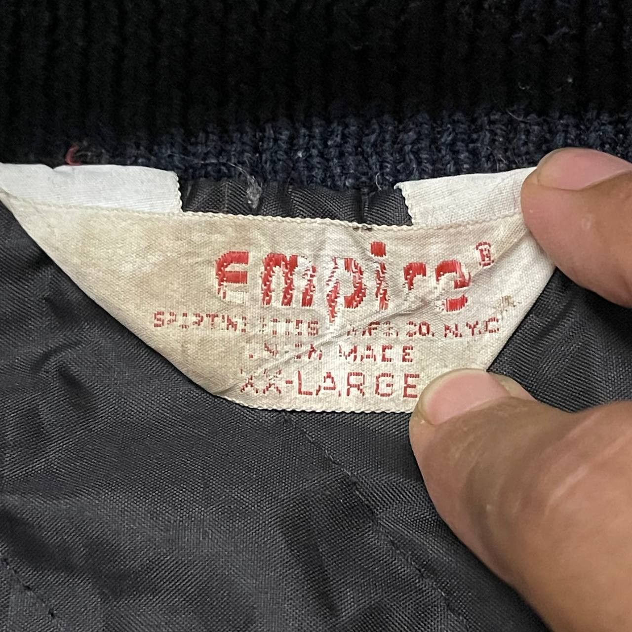 Empyre Vintage 80s 90s Empire Sporting Goods Wool Leather Varsity Size US XXL / EU 58 / 5 - 17 Thumbnail