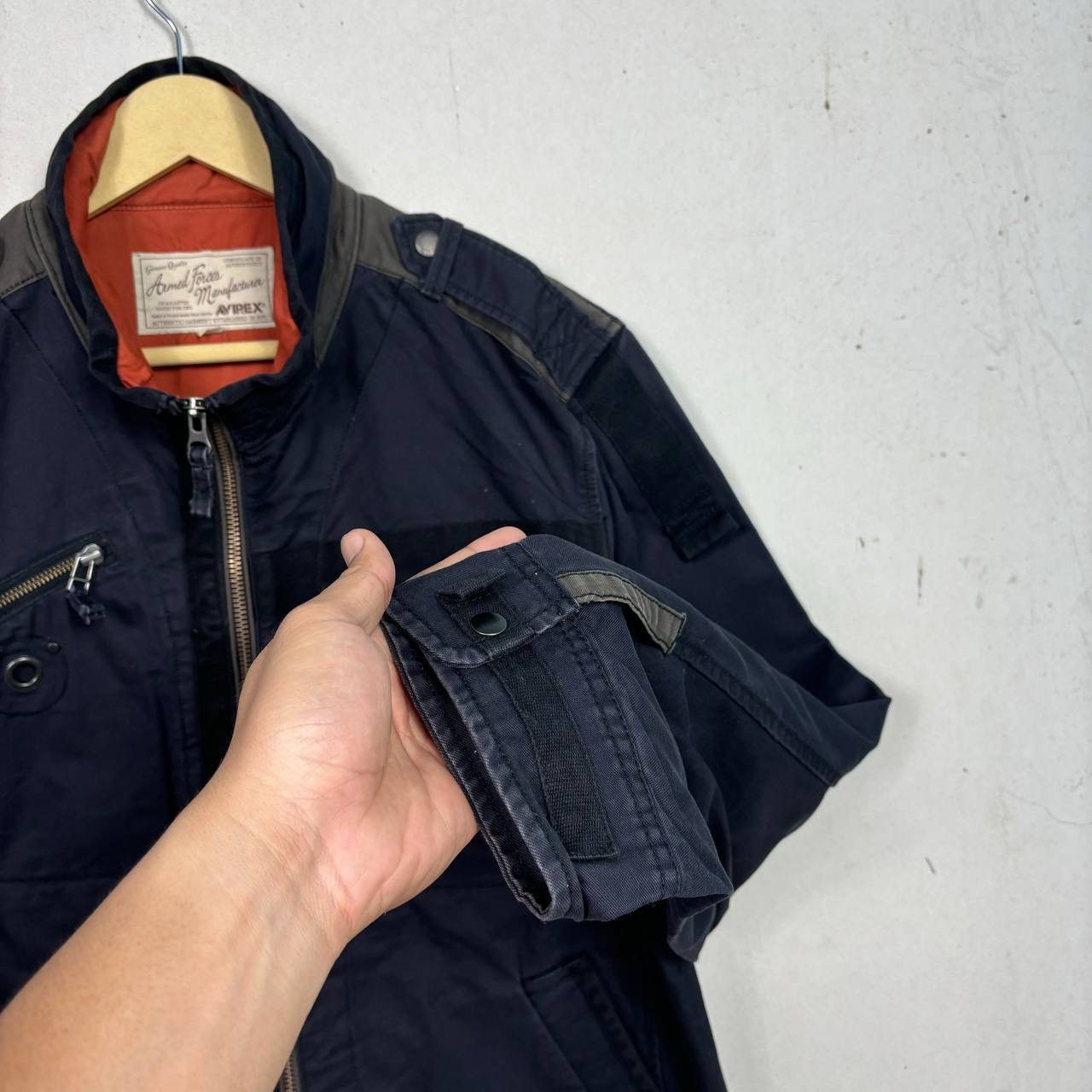 Avirex Avirex Type D-1 Navy Canvas Flight Jacket XL Army Air Corps Size US XL / EU 56 / 4 - 6 Thumbnail