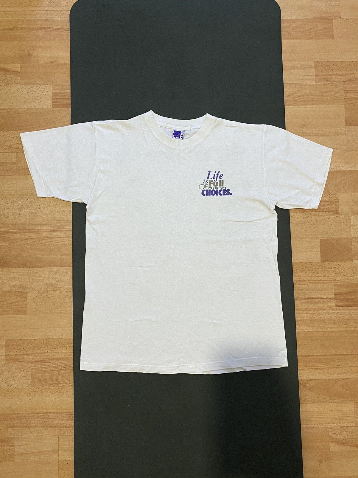 Vintage T shirt 1996 Life Is Full Of Important Choices Golf Country Size US L / EU 52-54 / 3 - 2 Thumbnail