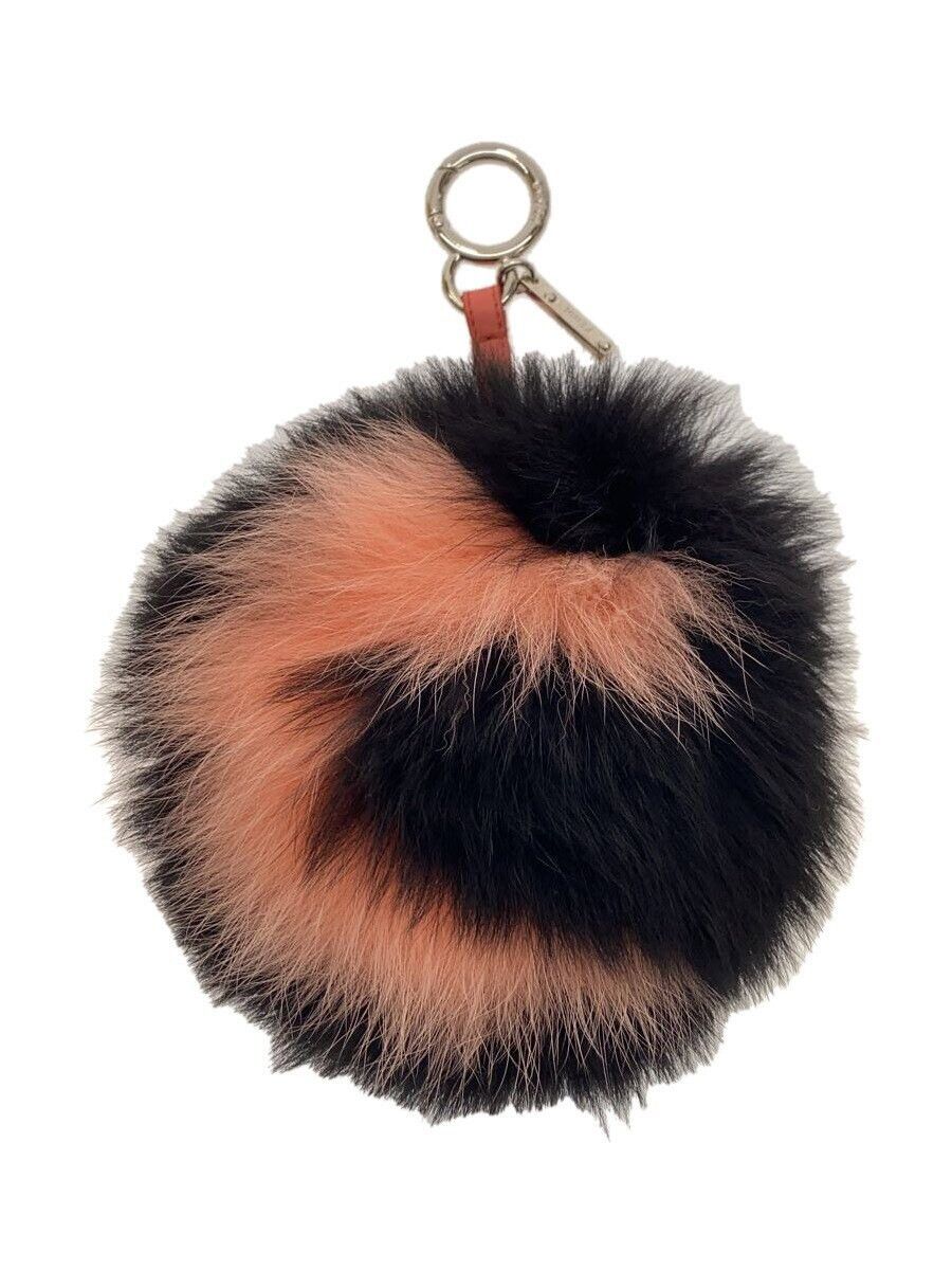 Fendi Fendi Fur Charm Keychain Black Size ONE SIZE - 1 Thumbnail