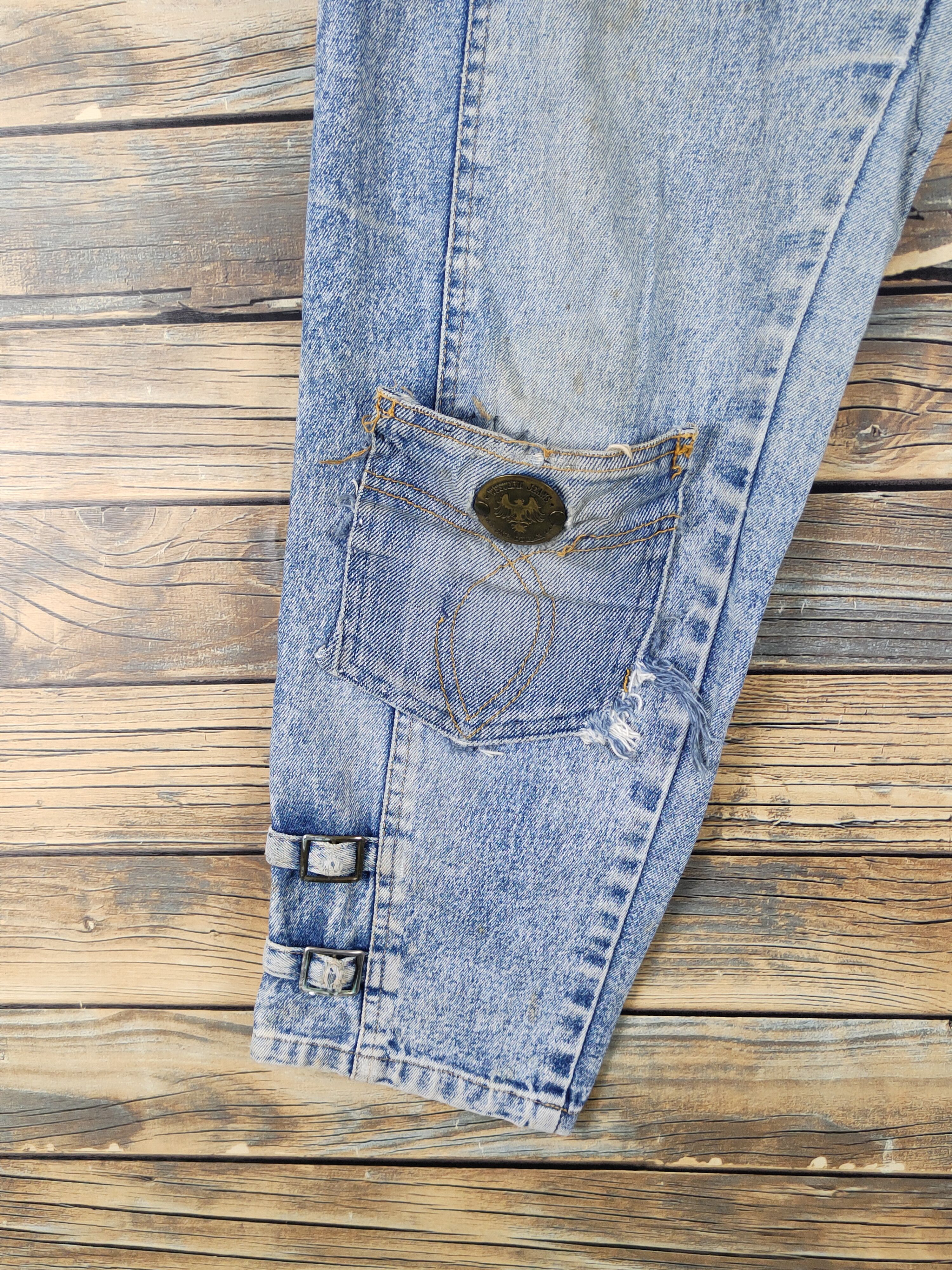 Japanese Brand Japanese Brand Blue Distressed Ripped Jeans #W1707 Size US 28 / EU 44 - 9 Thumbnail