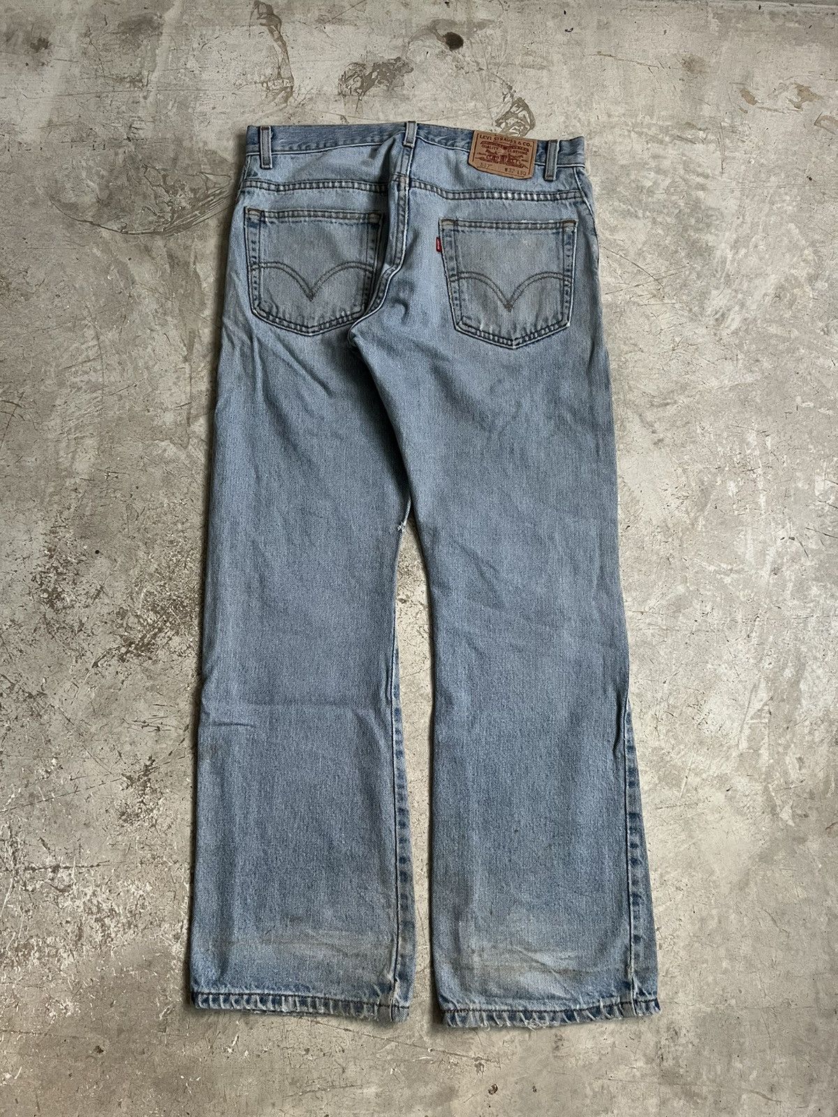 Levi's Thrashed Vintage Levi's 517 Bootcut Jeans Size US 32 / EU 48 - 9 Thumbnail
