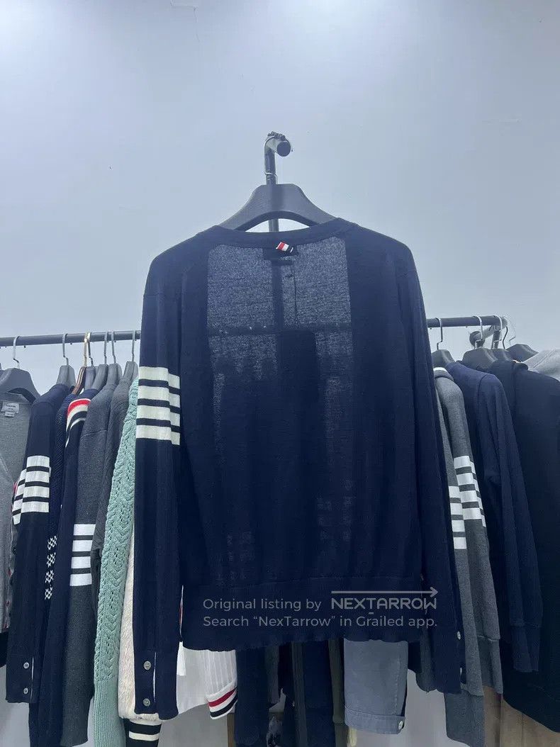 Thom Browne Thom Browne Wool Cardigan Size US XL / EU 56 / 4 - 2 Thumbnail