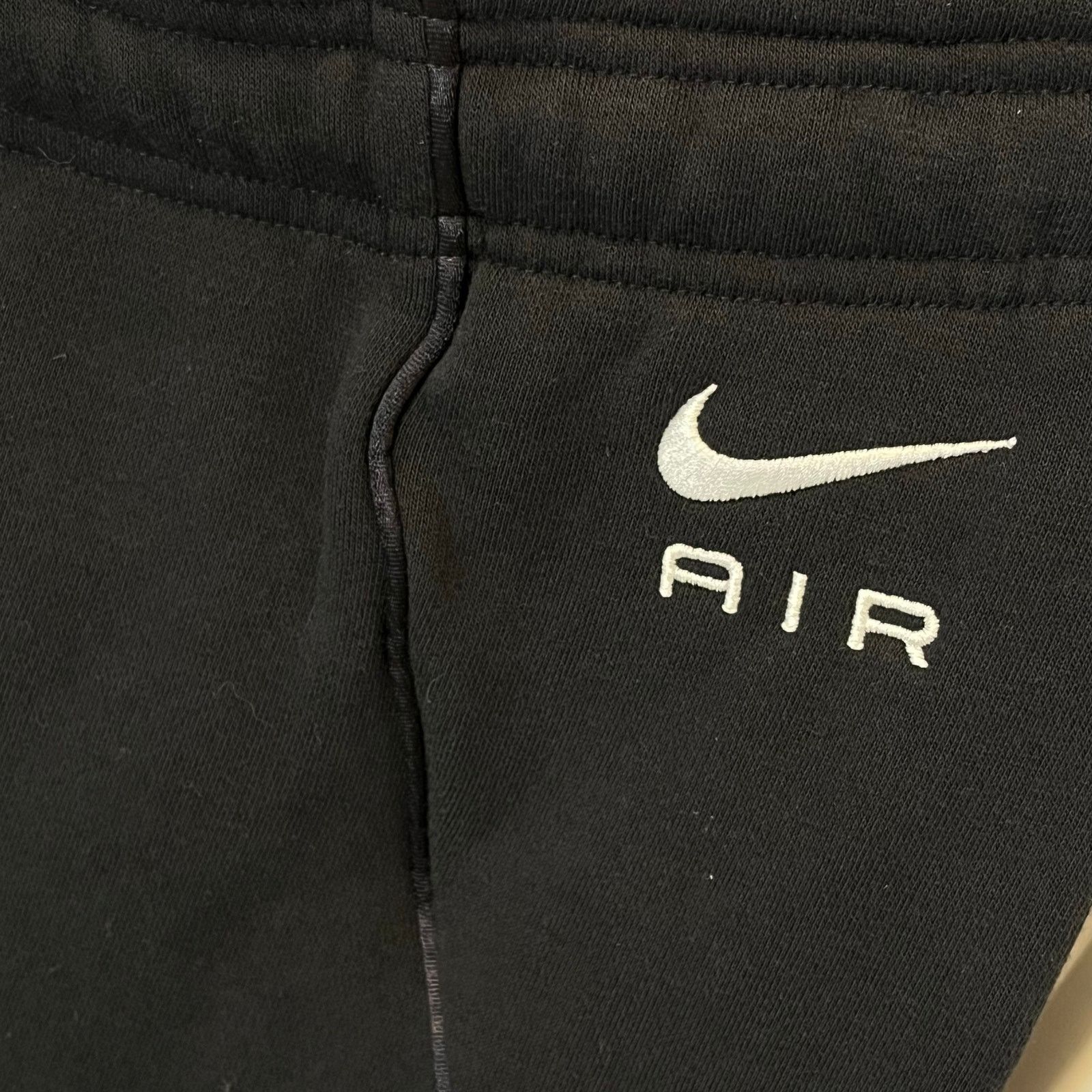 Nike •NWT• NIKE AIR SPORTSWEAR WOMENS BLACK SWEATPANTS • XL Size 39" - 3 Thumbnail