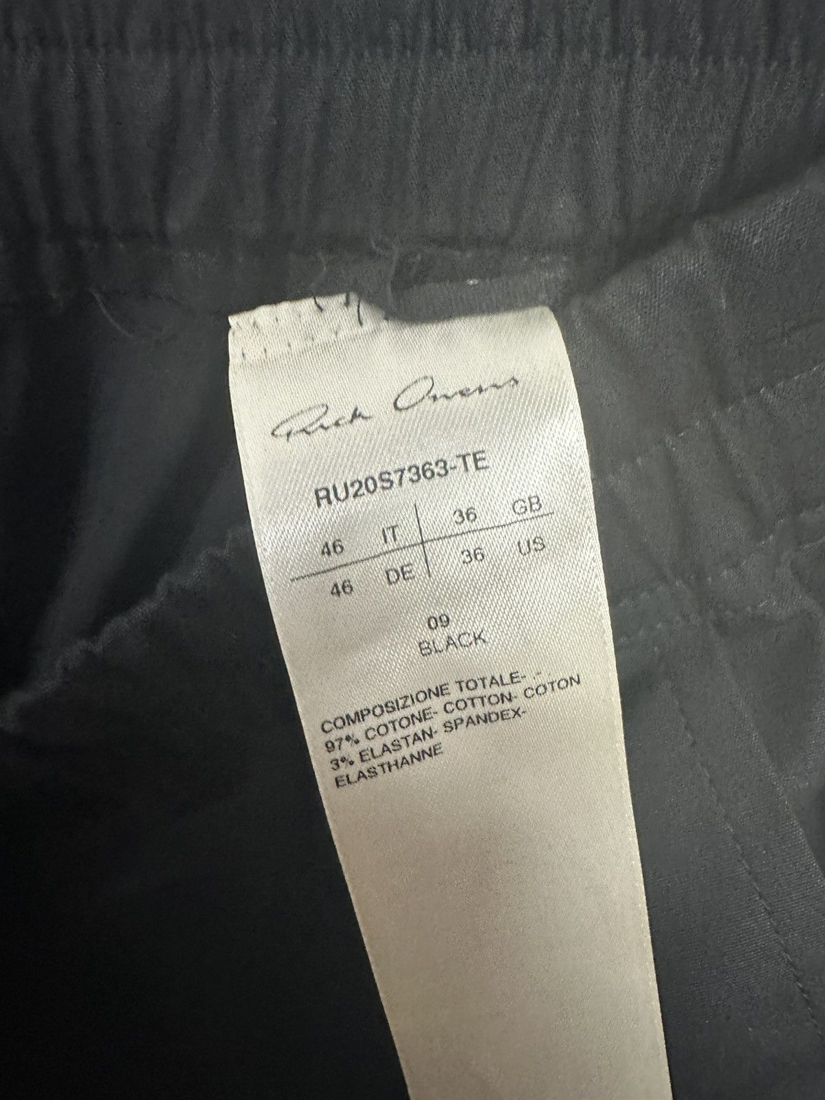 Rick Owens SS20 ‘TECUATL’ Cropped Bela Trousers Size US 30 / EU 46 - 7 Thumbnail