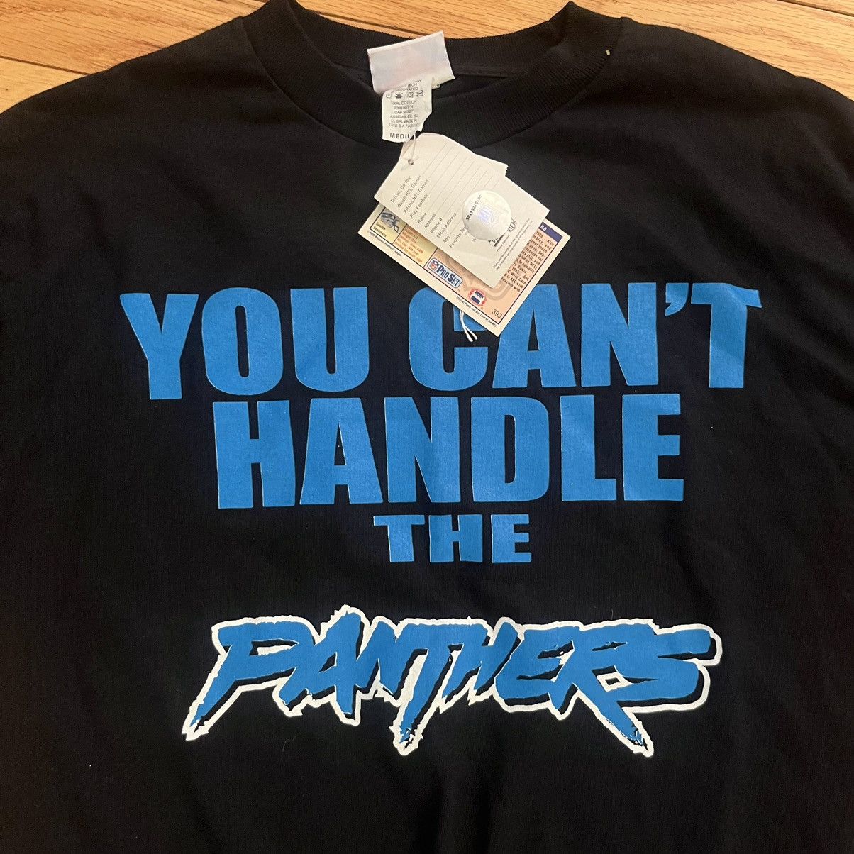 NFL × Vintage VTG You Can’t Handle The Panthers Size US M / EU 48-50 / 2 - 2 Thumbnail