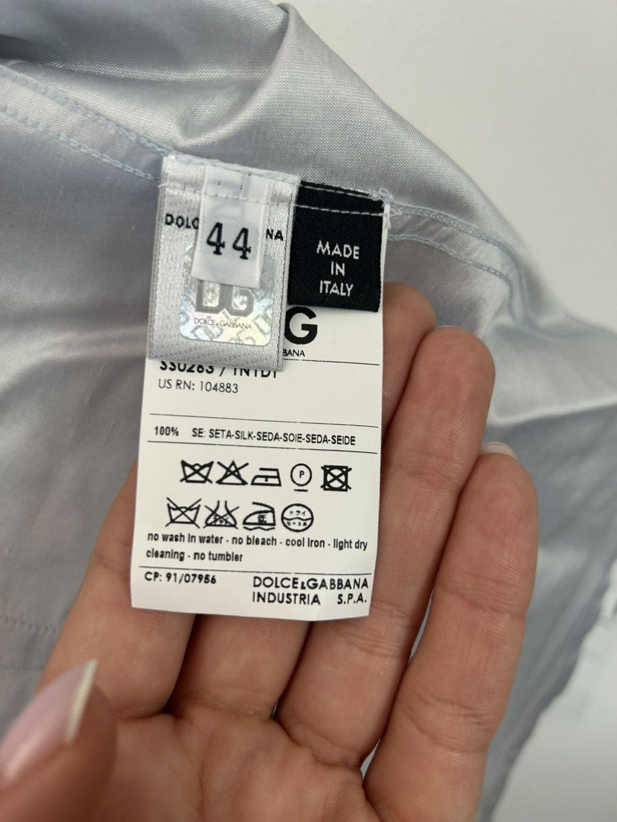 Dolce & Gabbana Dolce & Gabbana Silk Shirt Size M / US 6-8 / IT 42-44 - 11 Thumbnail