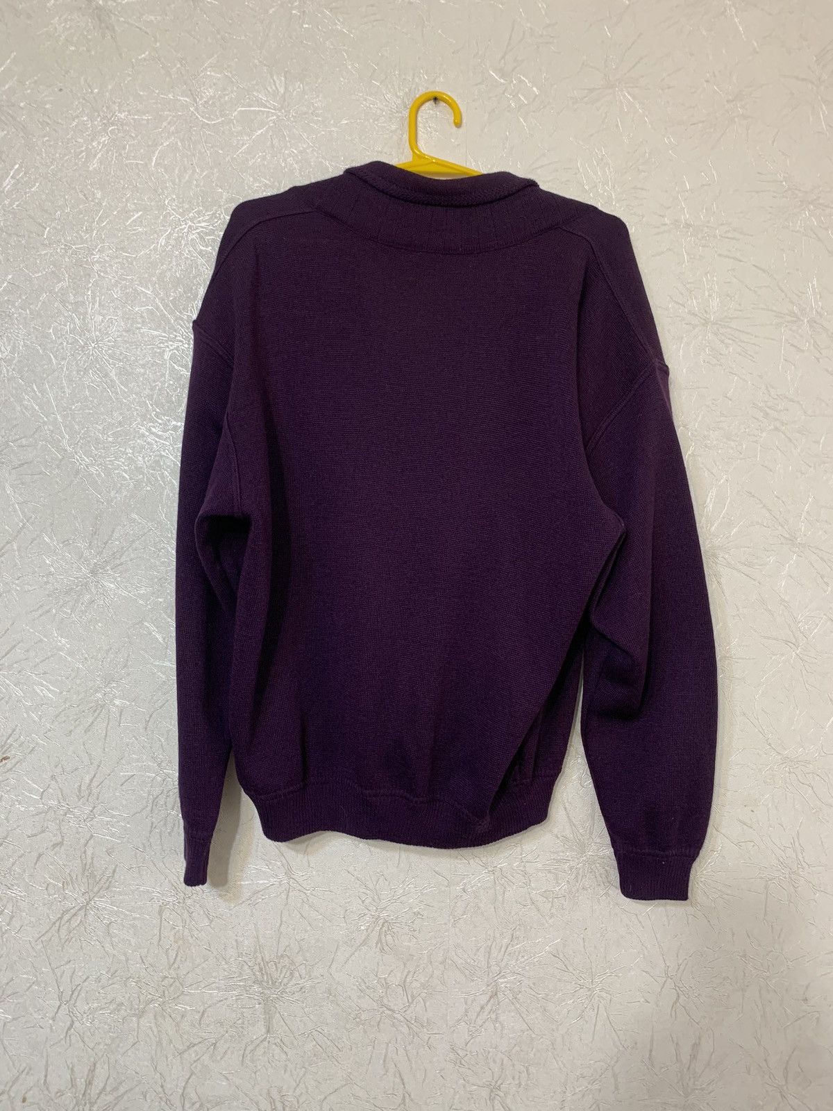 Vintage × Yves Saint Laurent Vintage 80’s Yves Saint Laurent Double Wool Cardigan YSL Size US M / EU 48-50 / 2 - 6 Thumbnail