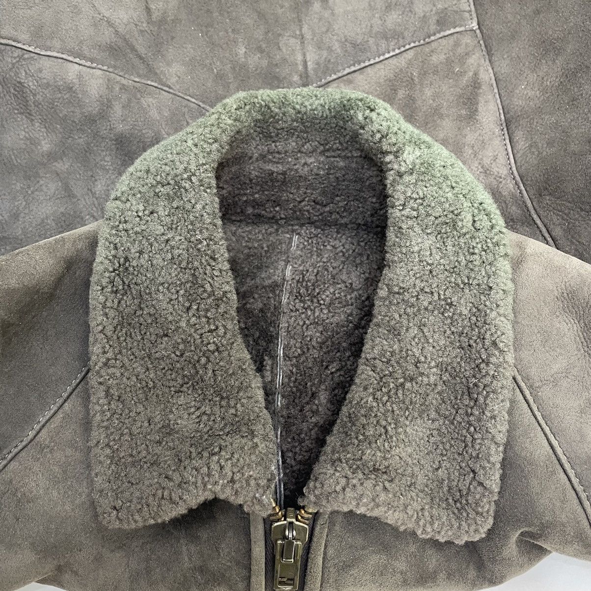 Genuine Leather × Vintage Genuine Suede Leather Jacket Size US M / EU 48-50 / 2 - 9 Thumbnail