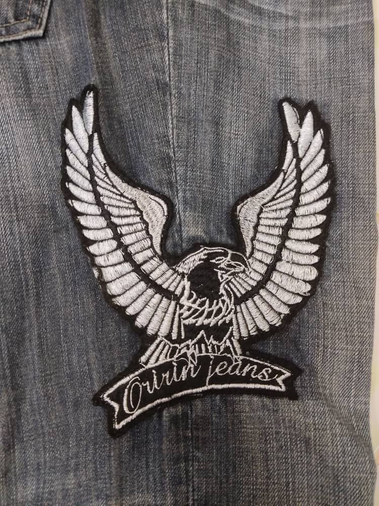 Japanese Brand × Jean SORRIDERE JAPAN JEANS PATCHES EAGLE RARE Size US 31 - 3 Thumbnail