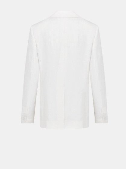 Dior o1w1db10924 Wool Twill Jacket in White Size US S / EU 44-46 / 1 - 2 Thumbnail