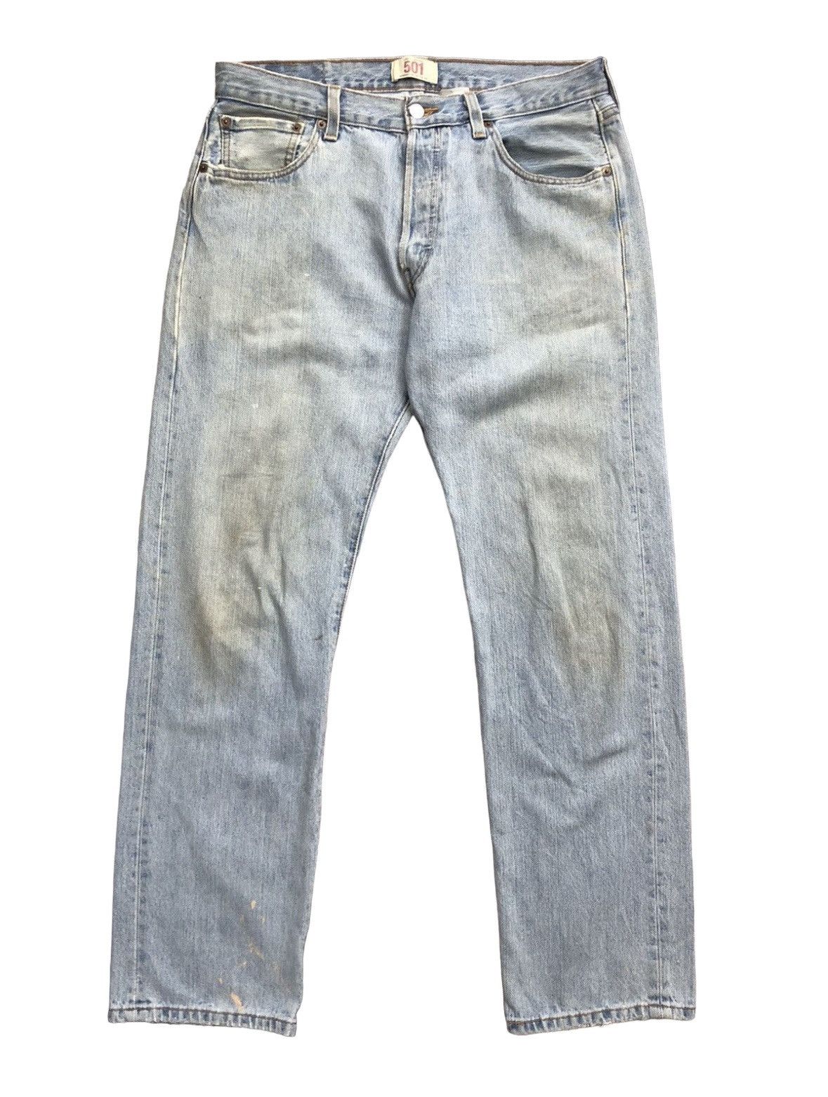 Levi's Vintage Levi's 501 Rusty Light Blue Jeans Size US 34 / EU 50 - 1 Thumbnail