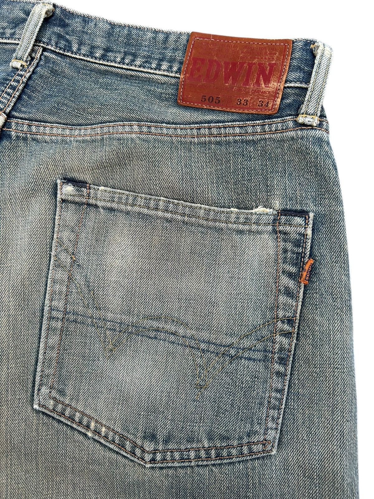 Kapital Vintage Edwin 505 Selvedge Rusty Denim Jeans Size US 34 / EU 50 - 10 Thumbnail