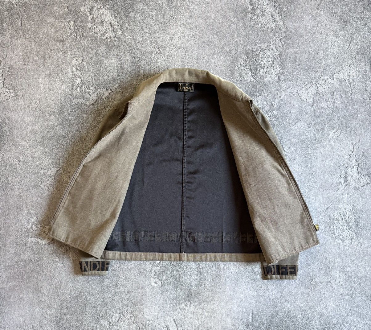 Fendi FENDI retro vintage zip jacket blazer bomber monogram 90s Size M / US 6-8 / IT 42-44 - 13 Thumbnail