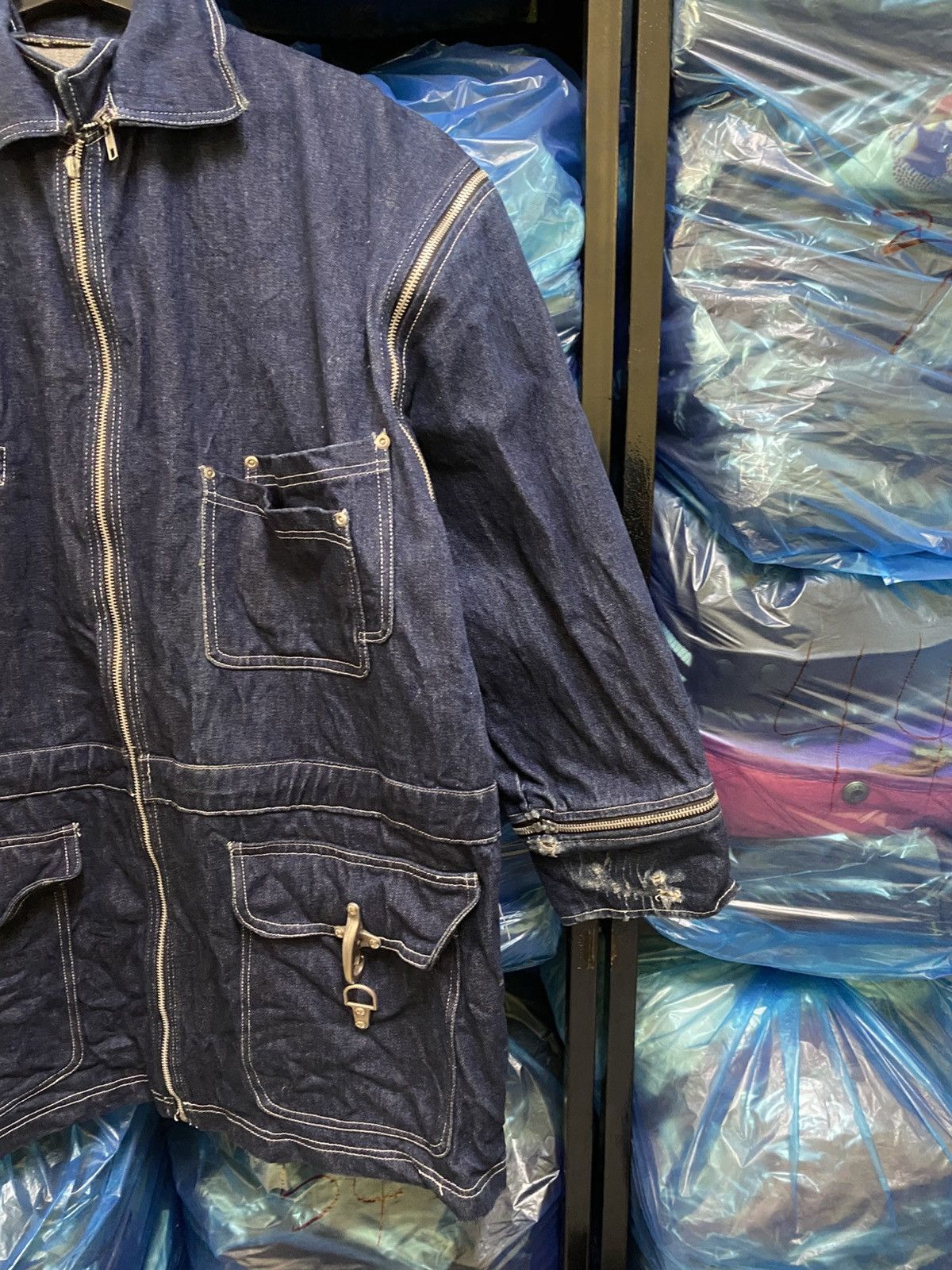 Other Vintage WADNA WEAR Denim Utility Jacket by Alicia Gwynn Size US M / EU 48-50 / 2 - 4 Thumbnail