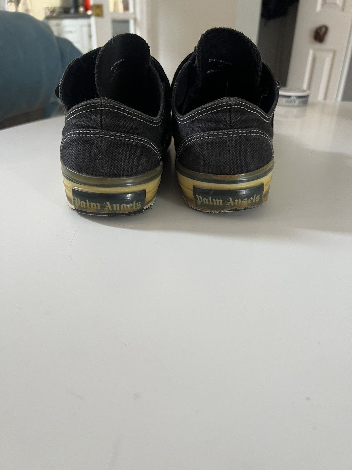 Palm Angels Palm Angels Women’s Black Velcro Vulcanized Sneakers Size US 11 / IT 41 - 6 Thumbnail