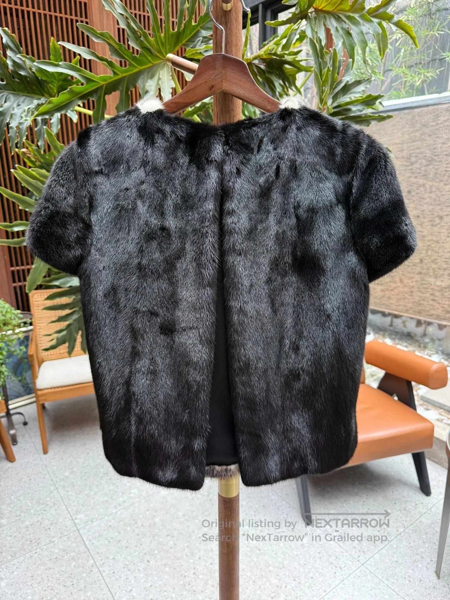 Dior Black Dior Fur Coat Size 36. Size XS / US 0-2 / IT 36-38 - 3 Thumbnail