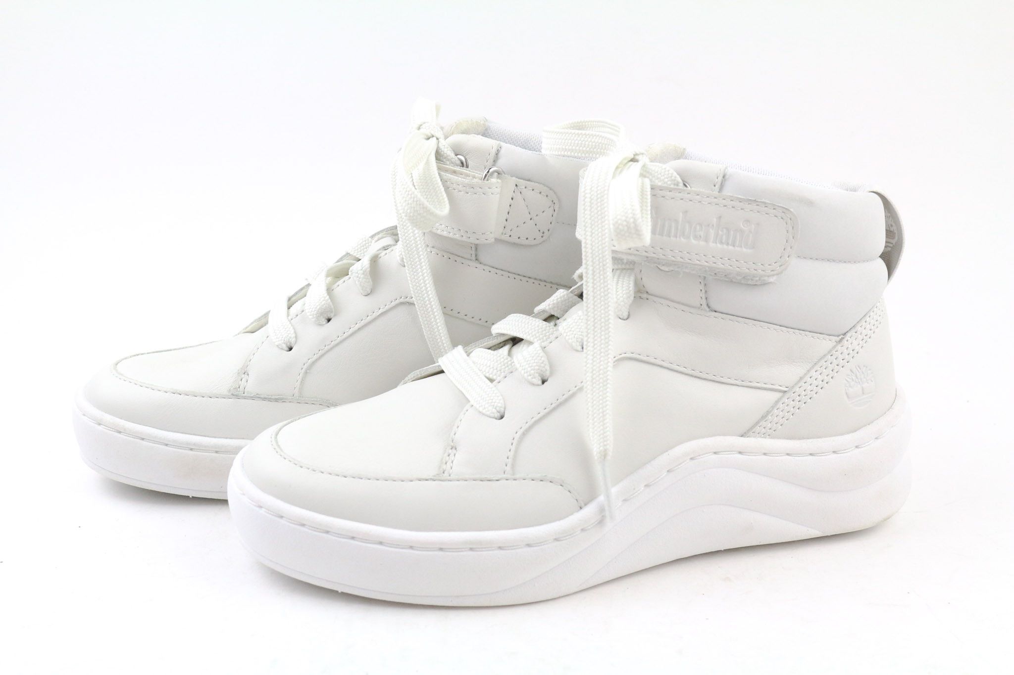 Timberland A1ZXC UK White Leather ReBOTL 4 79629 Size US 6 / IT 36 - 2 Thumbnail