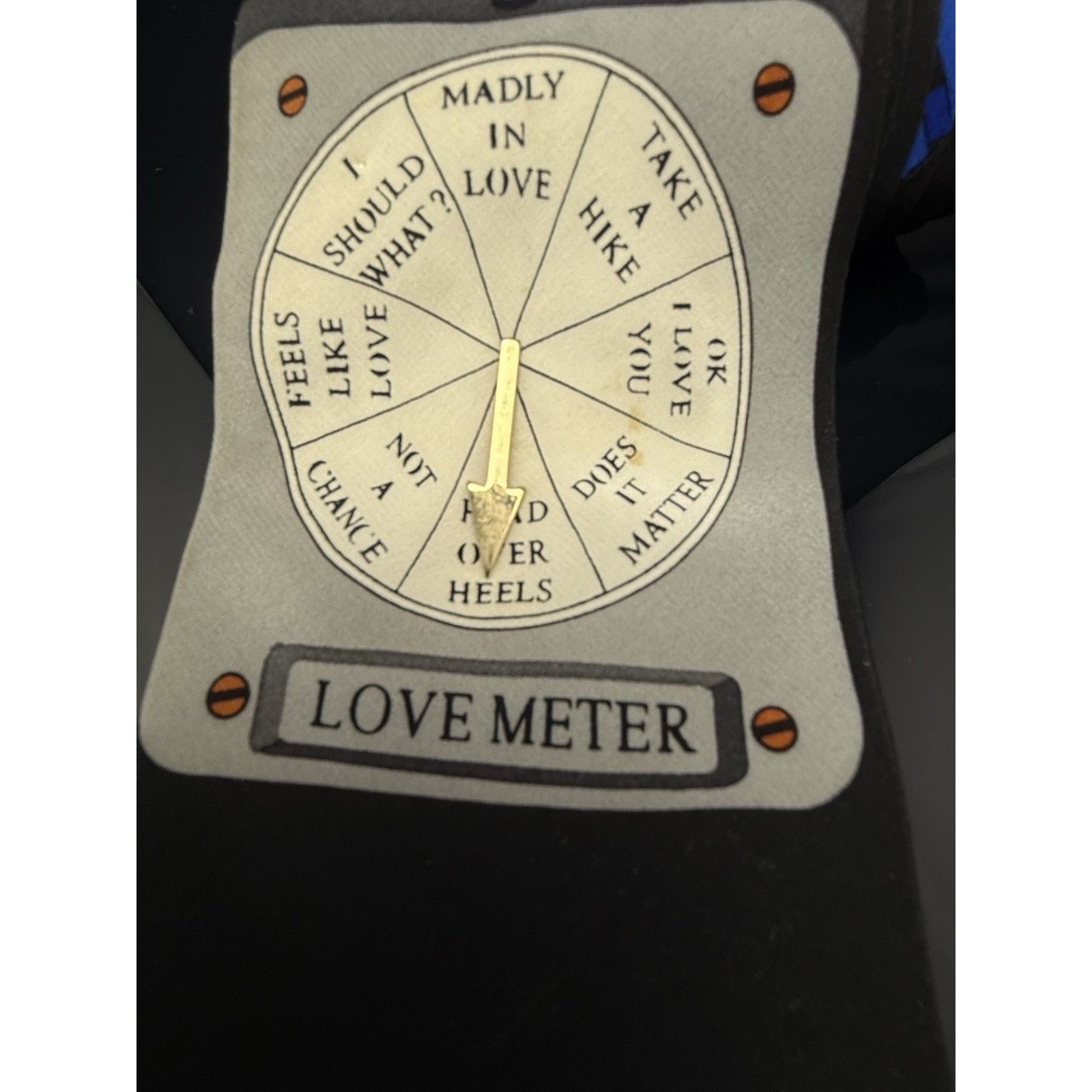 Other Vicky Davis New York Love Meter 100% Silk Novelty TIE Neckti Size ONE SIZE - 3 Thumbnail