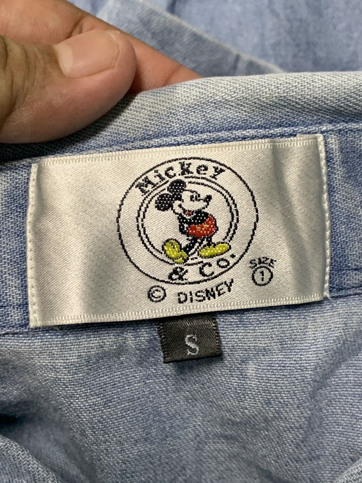 Disney × Mickey Mouse × Vintage Vintage Mickey Disney button up Size US S / EU 44-46 / 1 - 12 Thumbnail