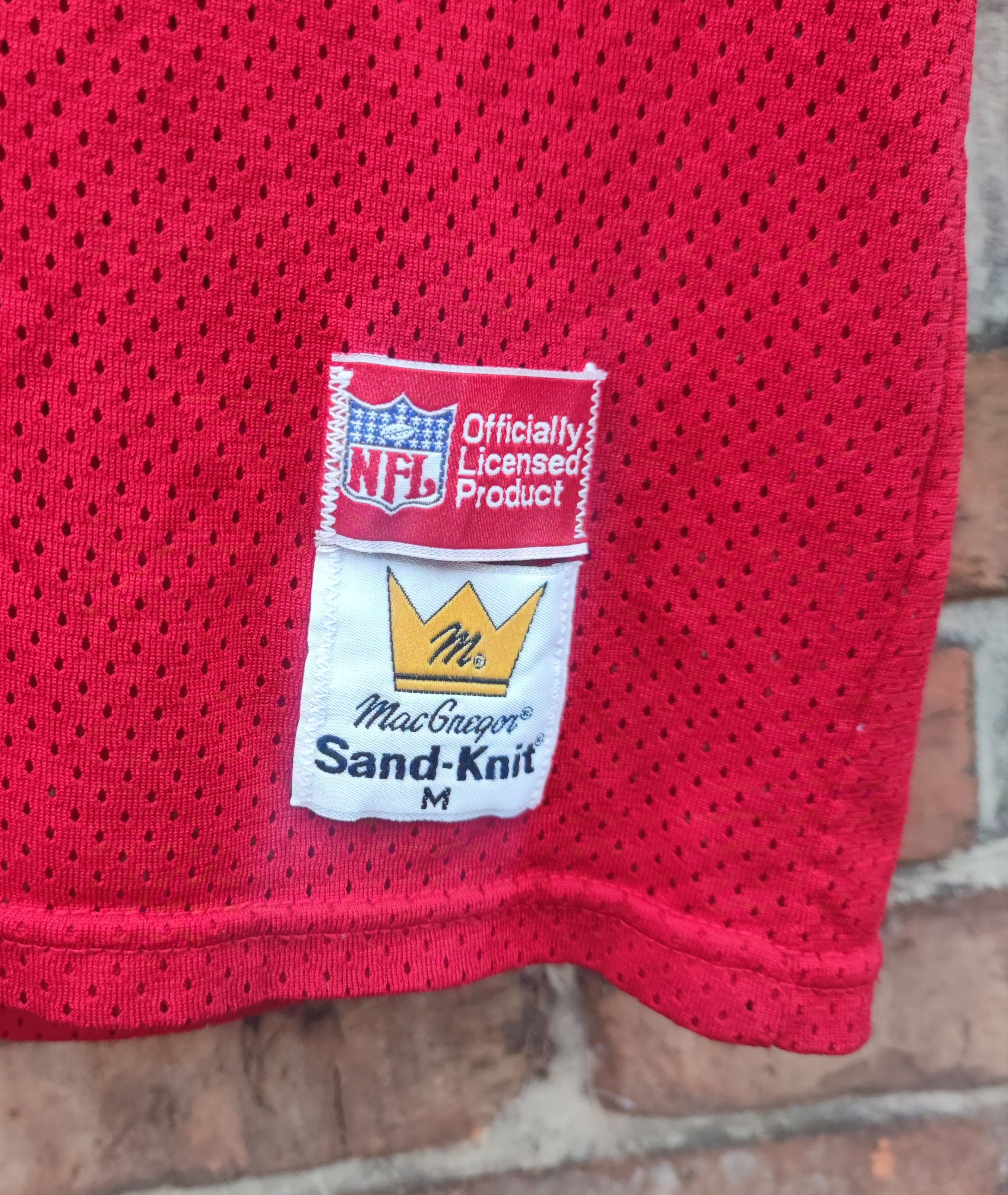 McGregor New England Patriots vintage NFL Football Jersey Sandknit Size US M / EU 48-50 / 2 - 3 Thumbnail