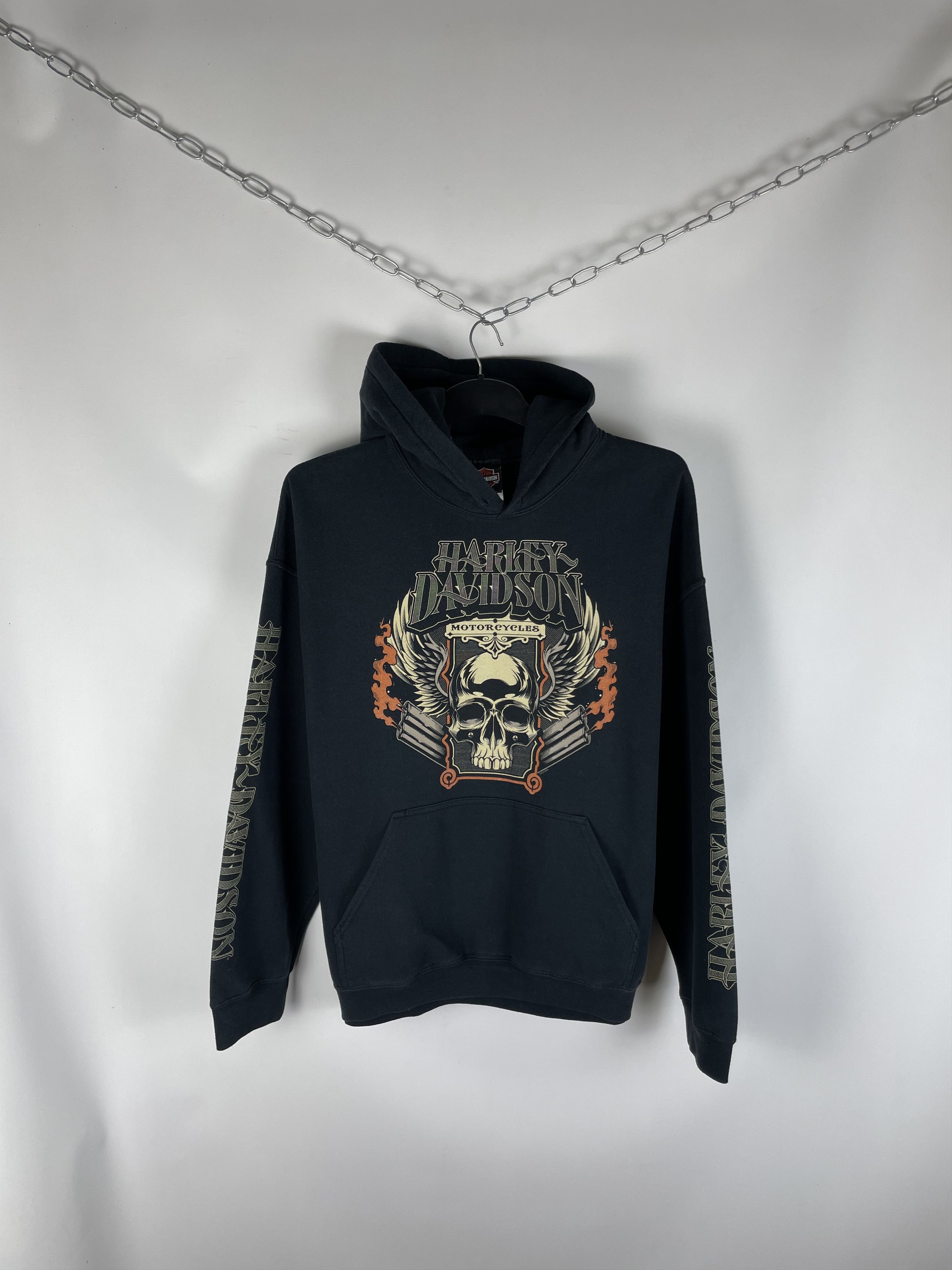 Harley Davidson Vintage HARLEY DAVIDSON Graphic Hoodies Size US XL / EU 56 / 4 - 1 Thumbnail