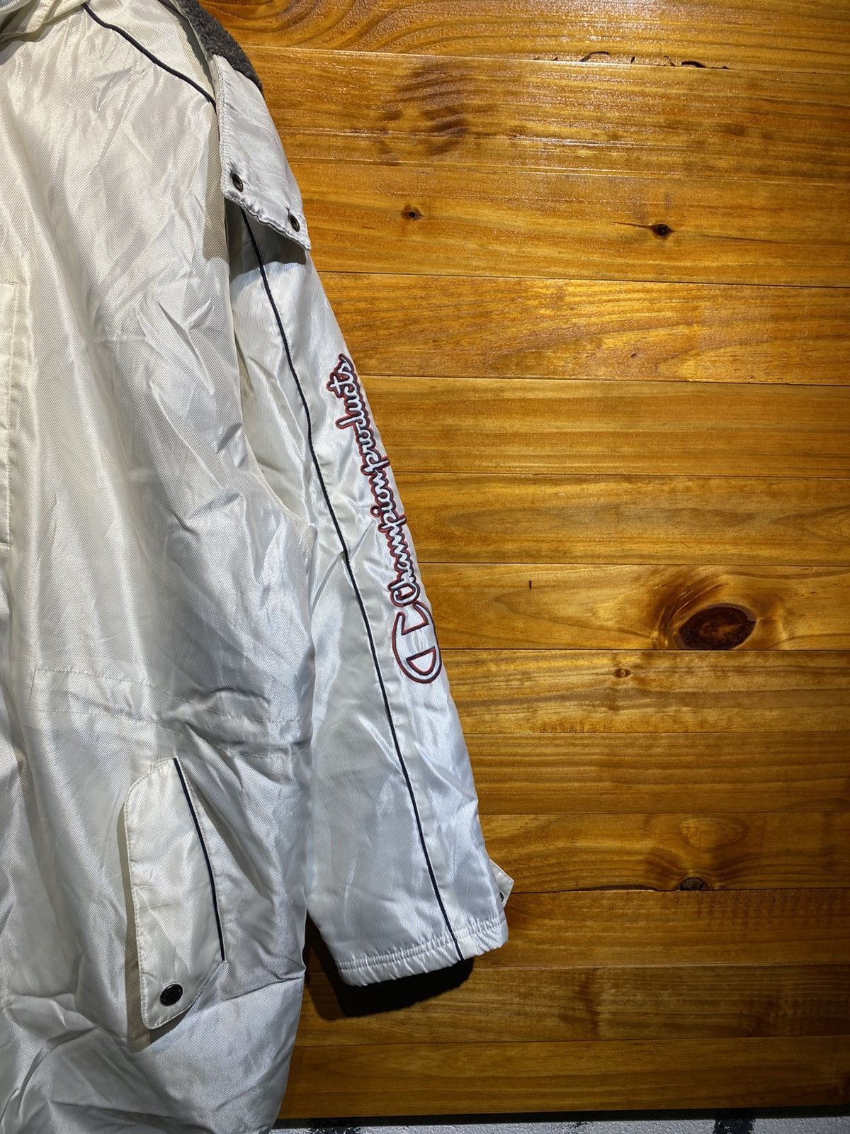 Champion Vintage Champion Products White Long Parka Jacket Sherpa Size US S / EU 44-46 / 1 - 6 Thumbnail