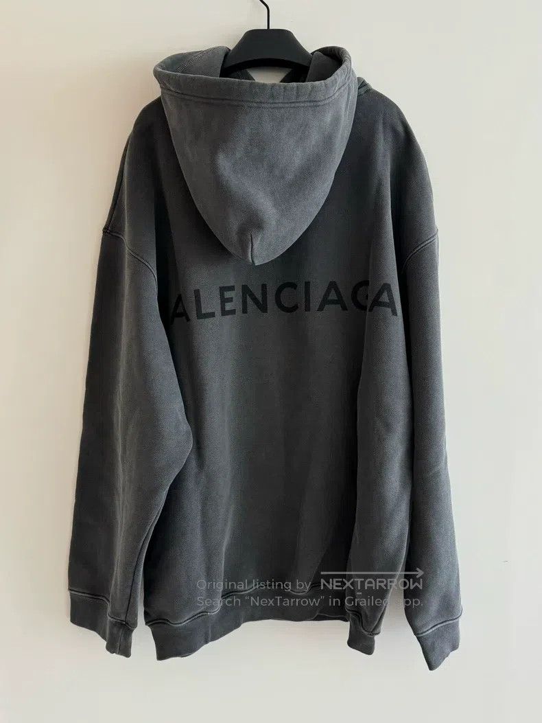 Balenciaga Balenciaga Hoodie Smoke Gray S Size Size US S / EU 44-46 / 1 - 1 Thumbnail