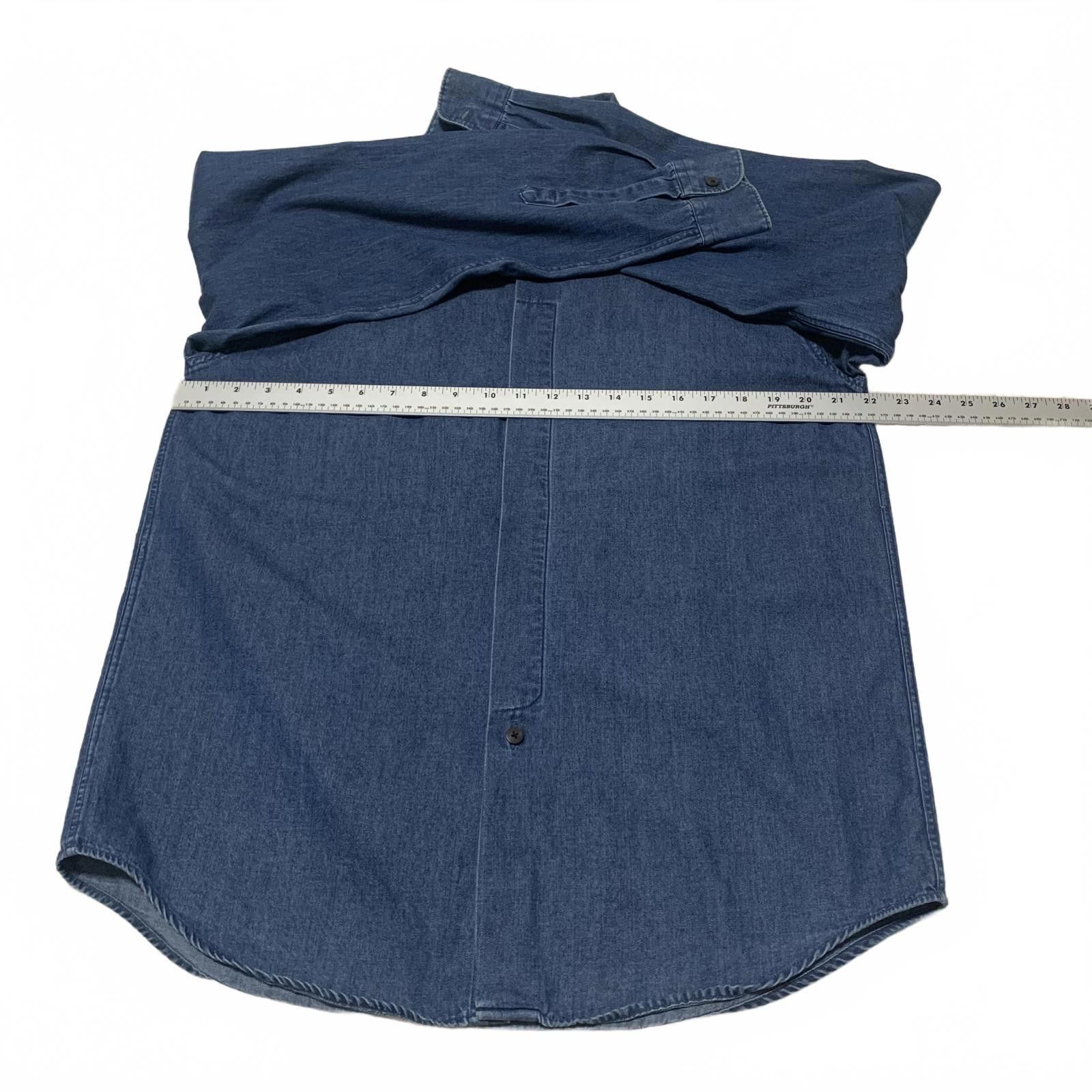 Other VTG 90s Bill Robinson Men's M Classic Denim Shirt Hong Kong Size US M / EU 48-50 / 2 - 7 Thumbnail