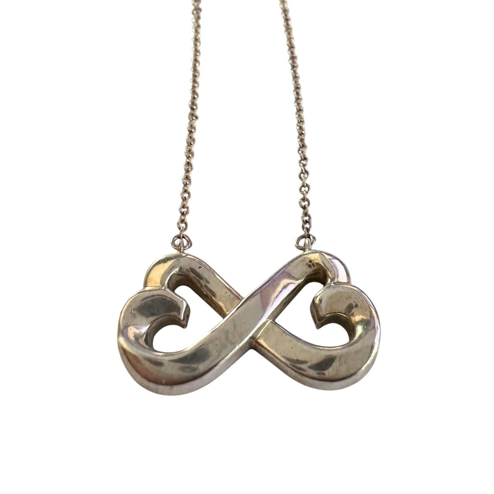 Tiffany & Co. Tiffany and Co Paloma Picasso Loving Heart Infinity Necklace Size ONE SIZE - 8 Thumbnail