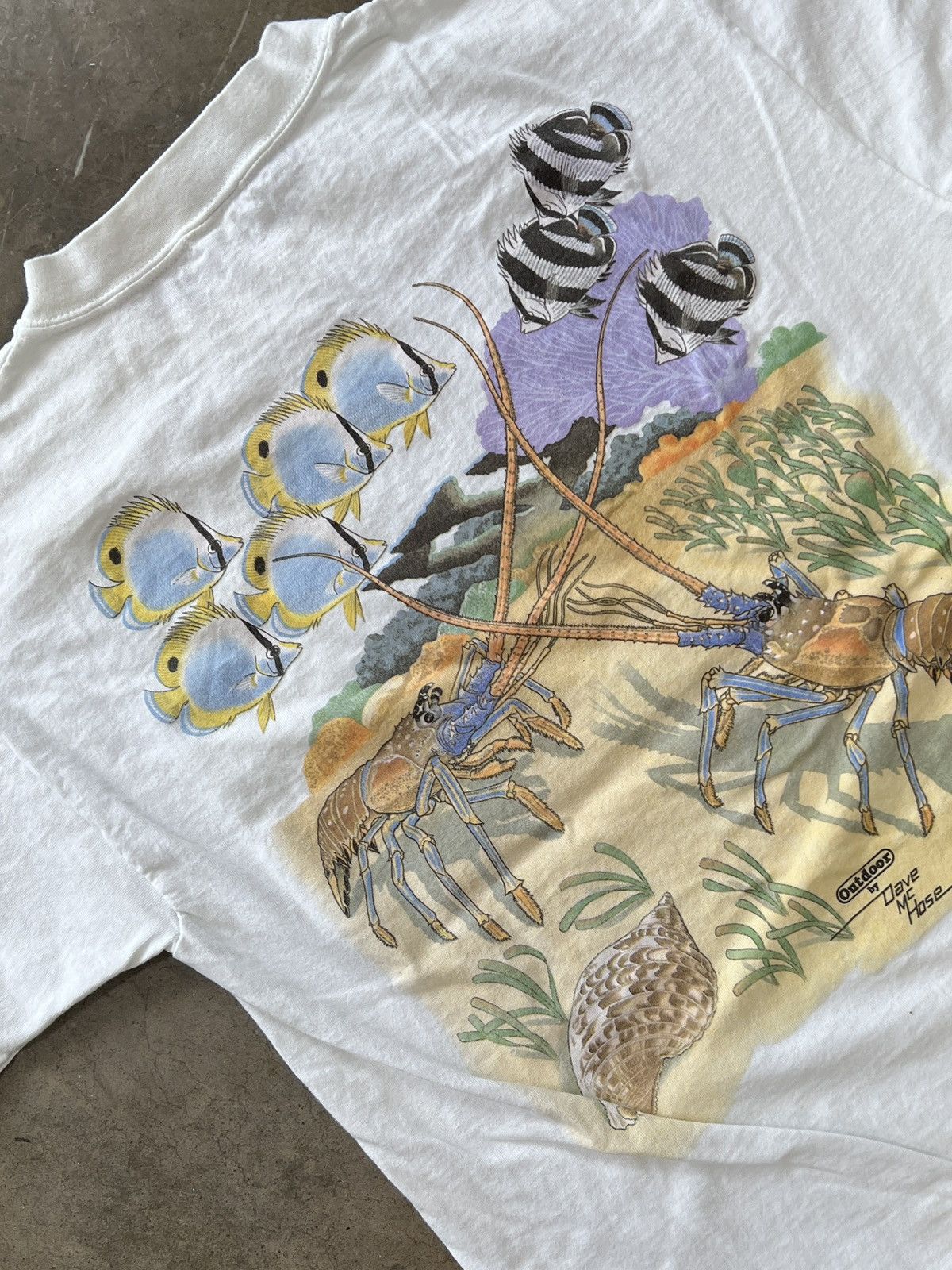 Vintage Vintage 1995 Outdoor Nature Ocean Pocket Tee Medium Size US M / EU 48-50 / 2 - 1 Thumbnail