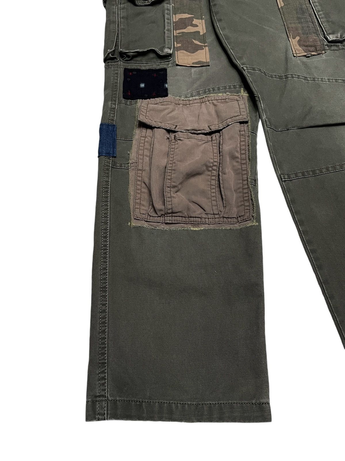 Vintage Rare Vintage Military M65 Sashiko Boro Cargo Pants 1990s Size US 32 / EU 48 - 5 Thumbnail