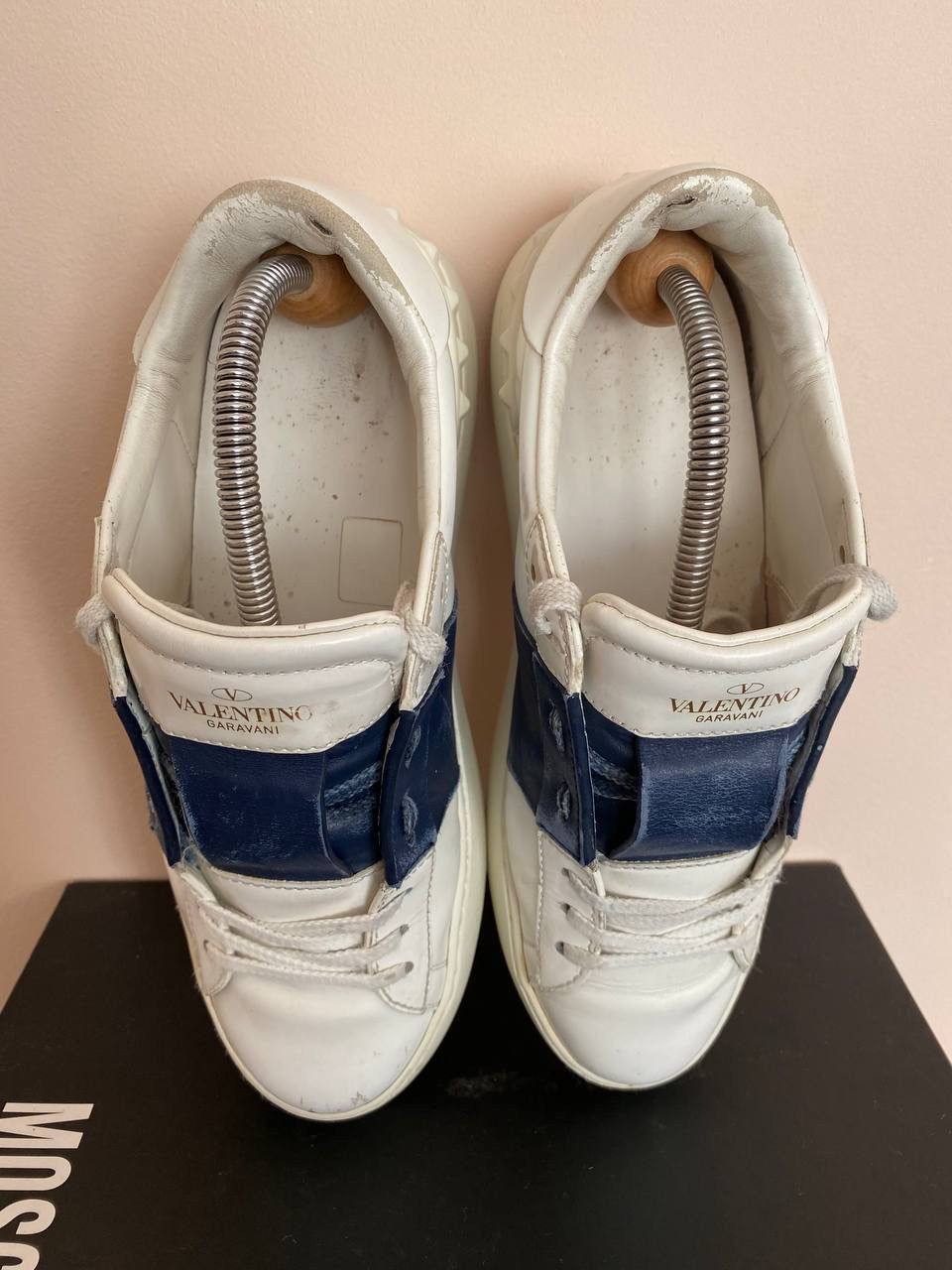 Valentino Valentino Garavani Rockstud Premium Leather Sneakers Size US 5.5 / EU 38 - 8 Thumbnail