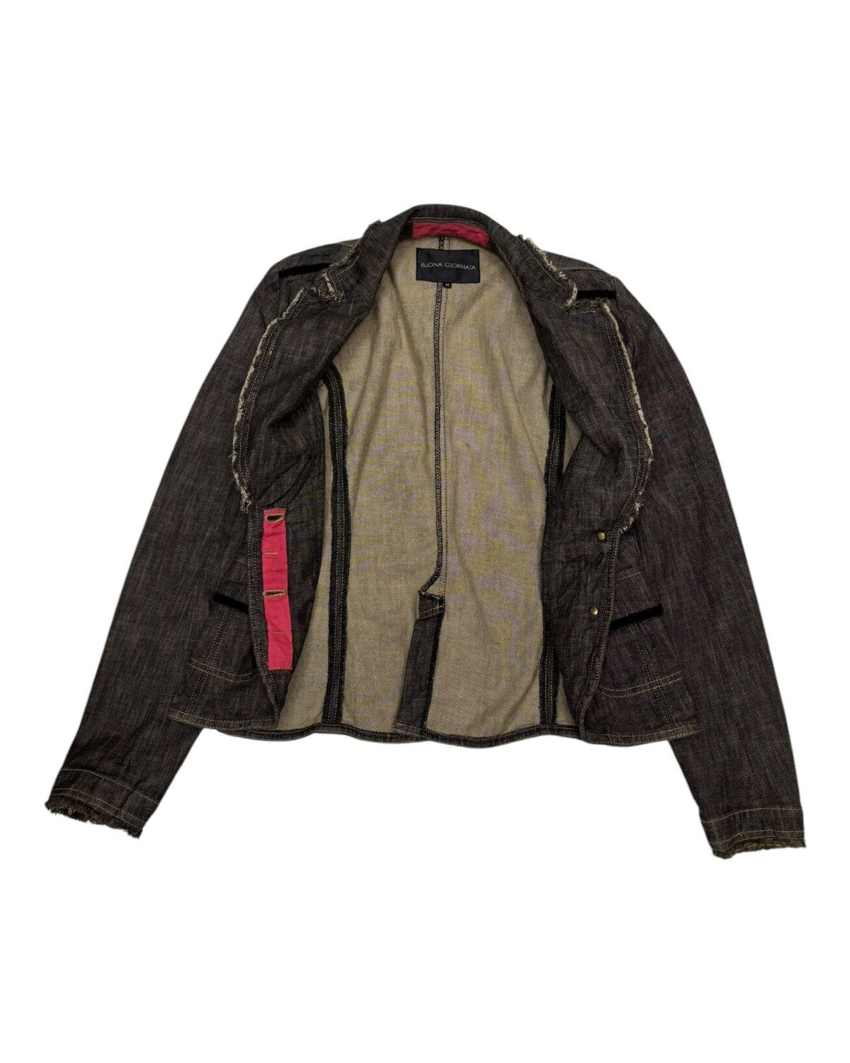 If Six Was Nine × Japanese Brand VINTAGE BUONA GIORNATA CROPPED PATTERN JACKET Size S / US 4 / IT 40 - 13 Thumbnail