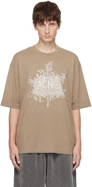 Acne Studios o1y1024 T-Shirt in Light Brown Size US S / EU 44-46 / 1 - 1 Thumbnail