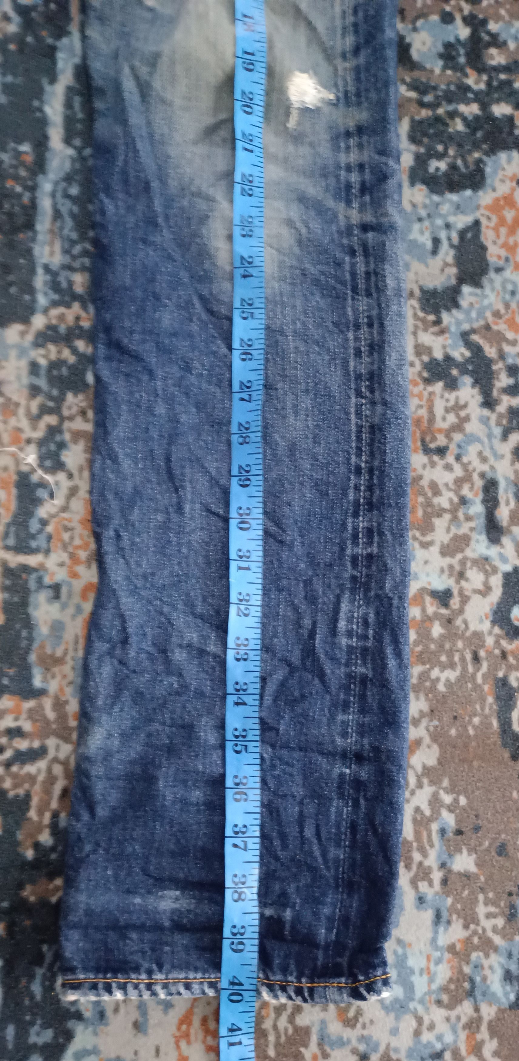 Hysteric Glamour × Japanese Brand × Vintage Vintage💥 Hysteric Glamour Full Selvedge Distressed Jeans Size US 31 - 23 Thumbnail