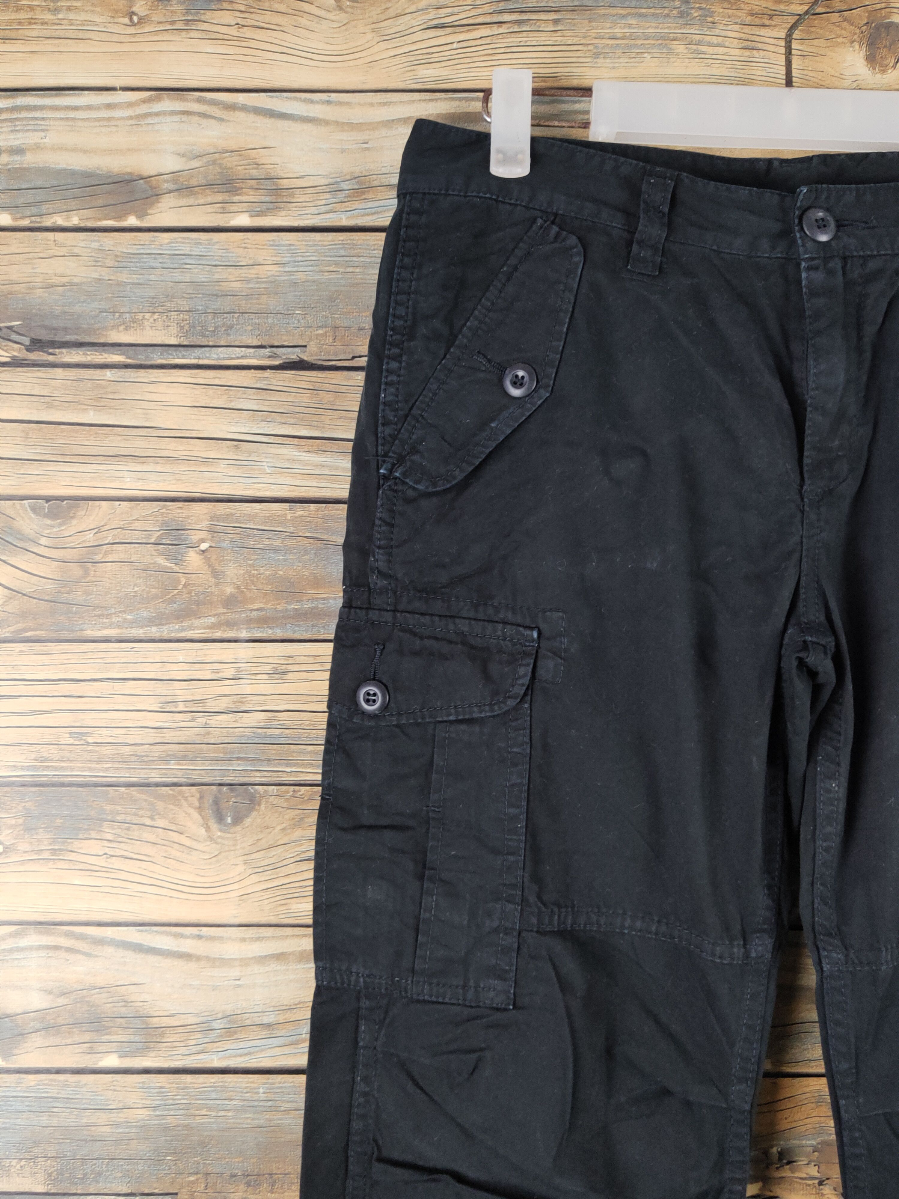 Uniqlo DL Uniqlo Black Multipocket Tactical Cargo Pants #1141 Size US 31 - 3 Thumbnail